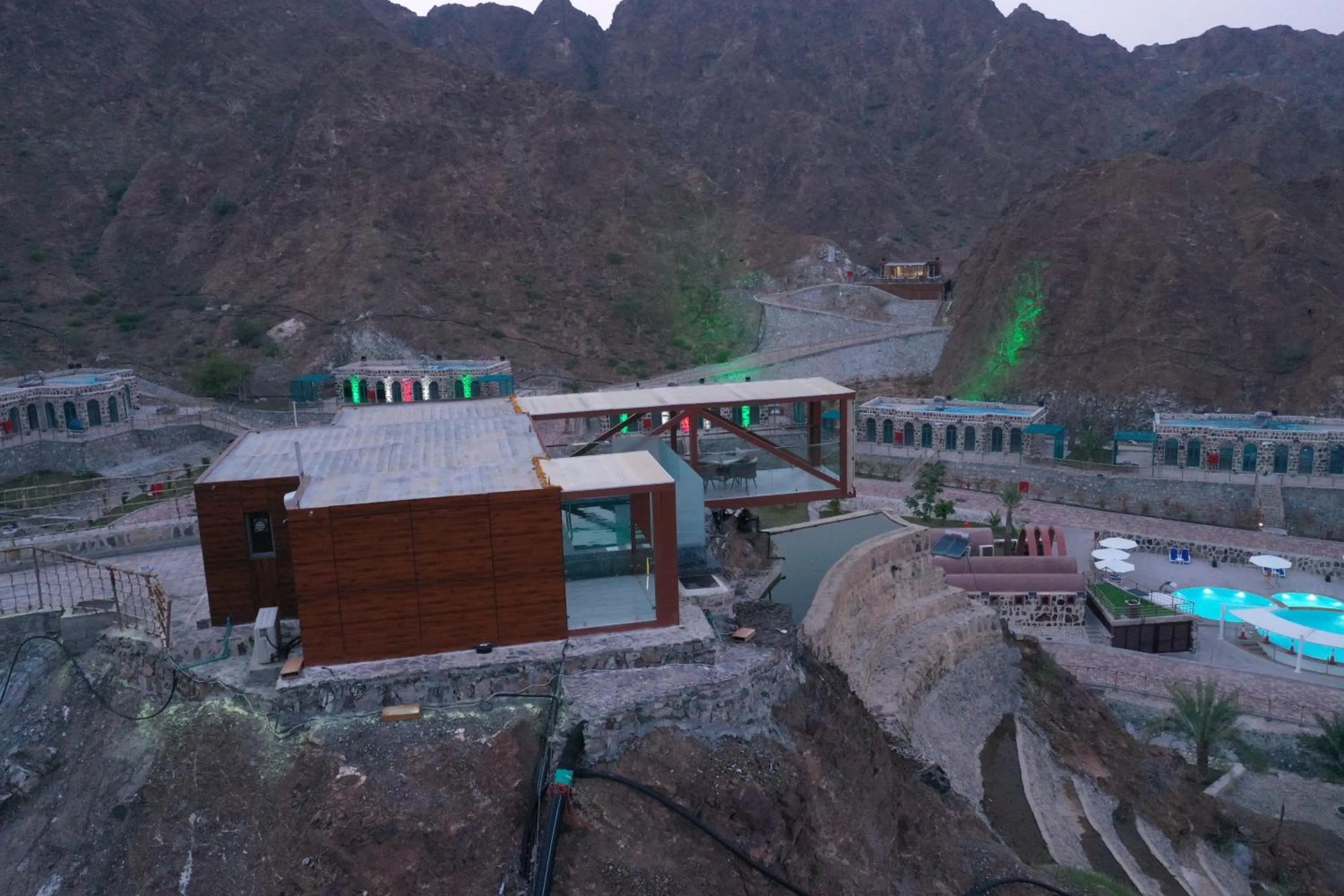Property building in Dibba Mountain Park Resort