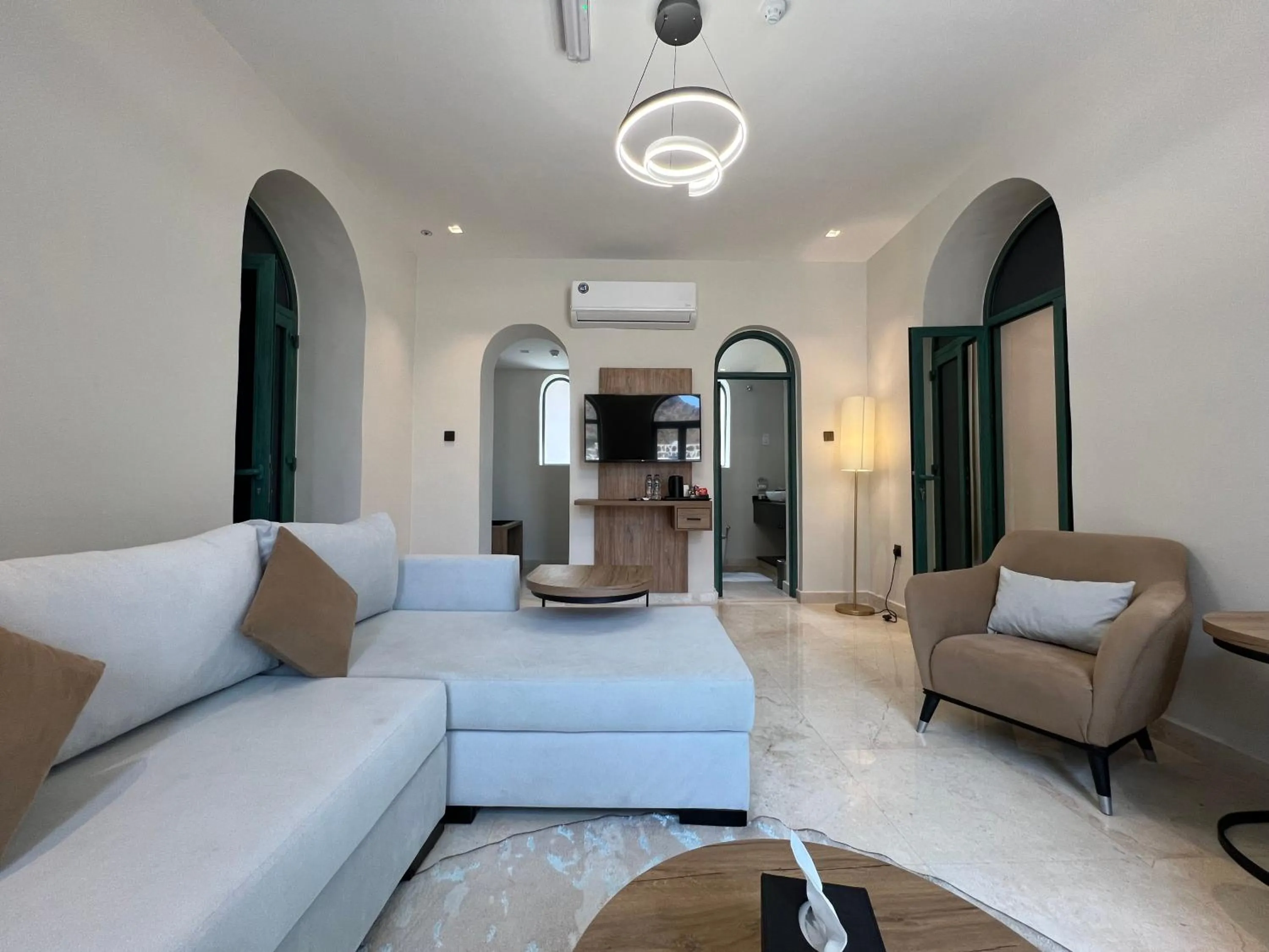 Living room in Dibba Mountain Park Resort