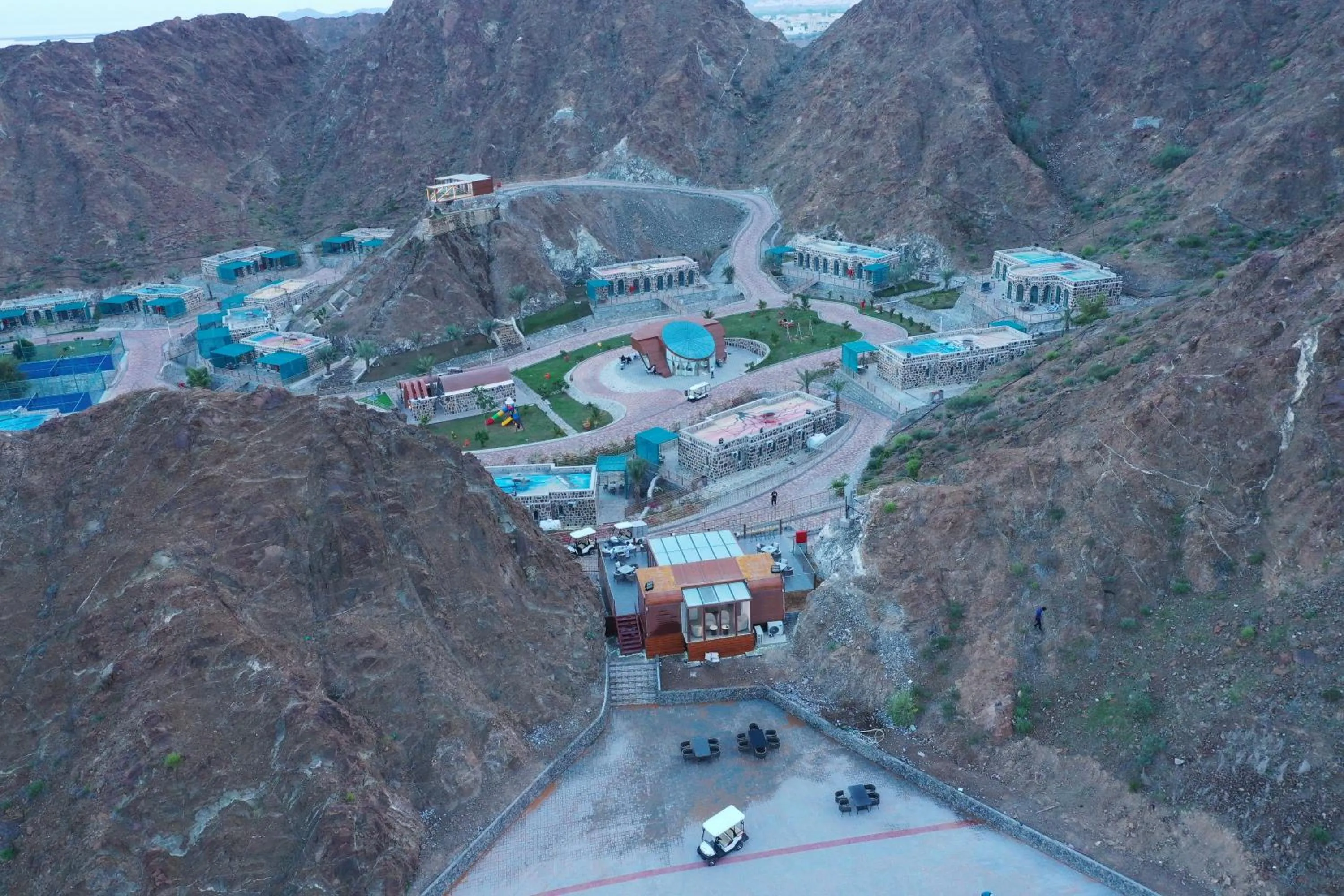 Natural landscape in Dibba Mountain Park Resort