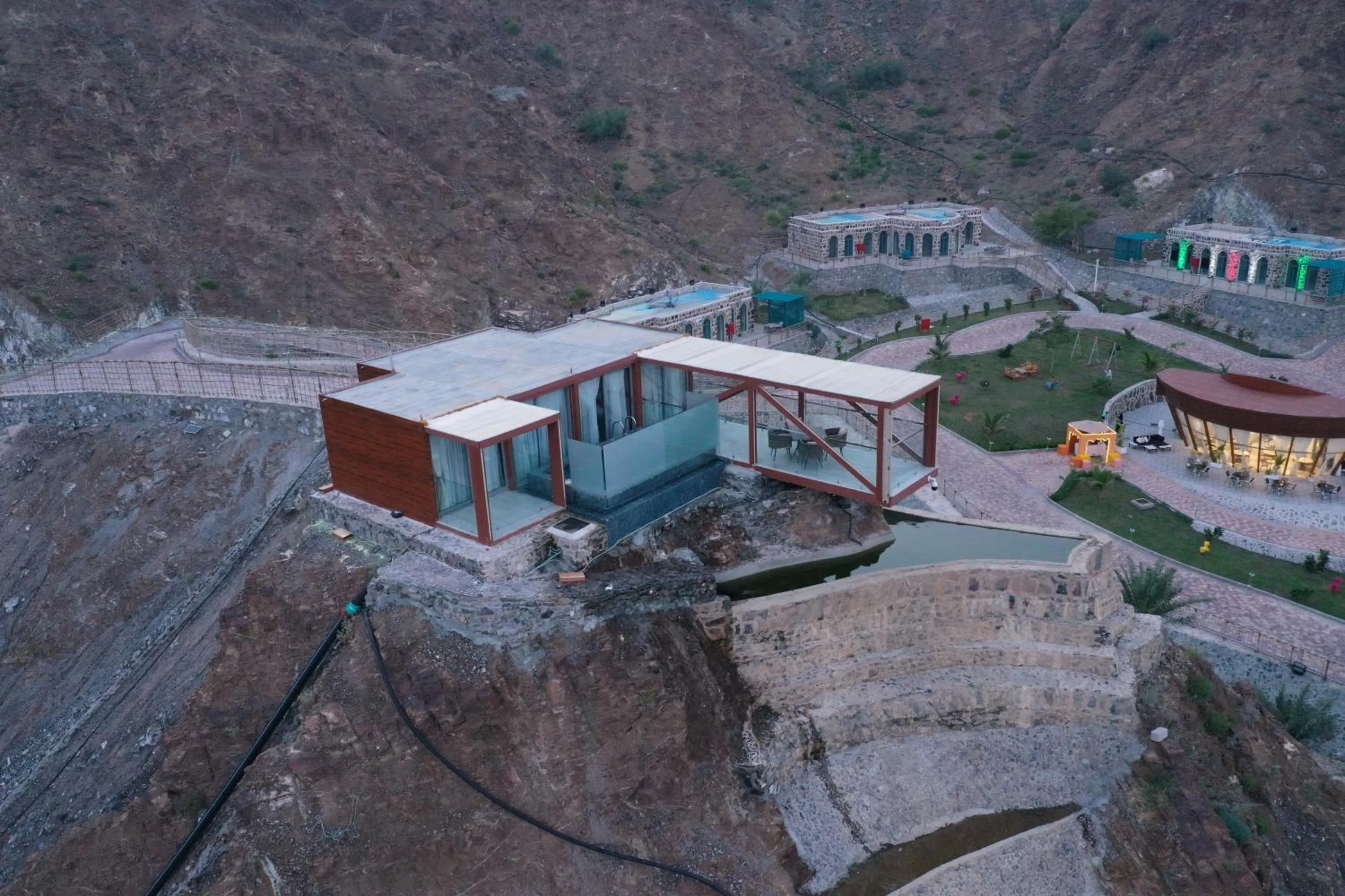 Bird's eye view in Dibba Mountain Park Resort