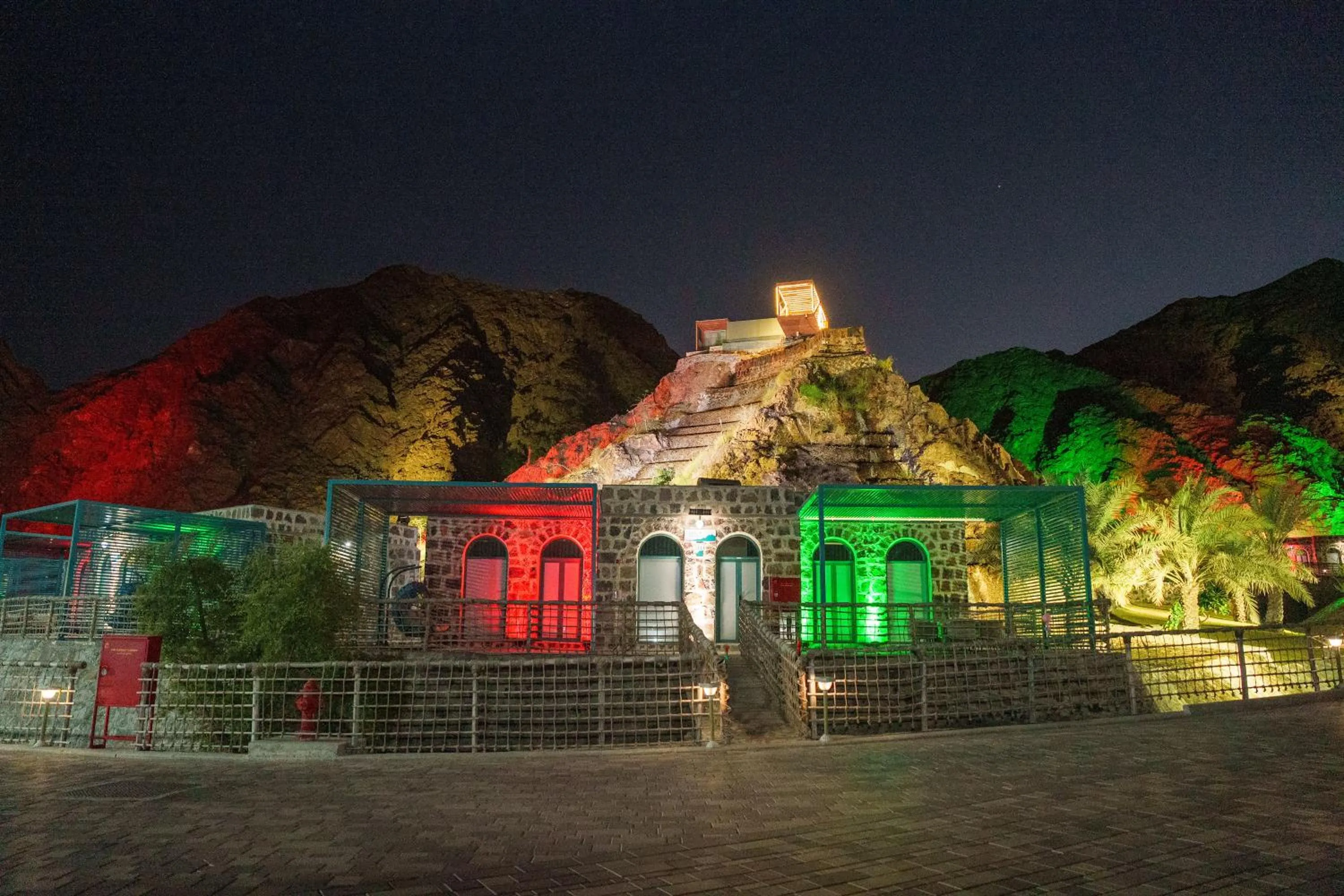 Natural landscape in Dibba Mountain Park Resort