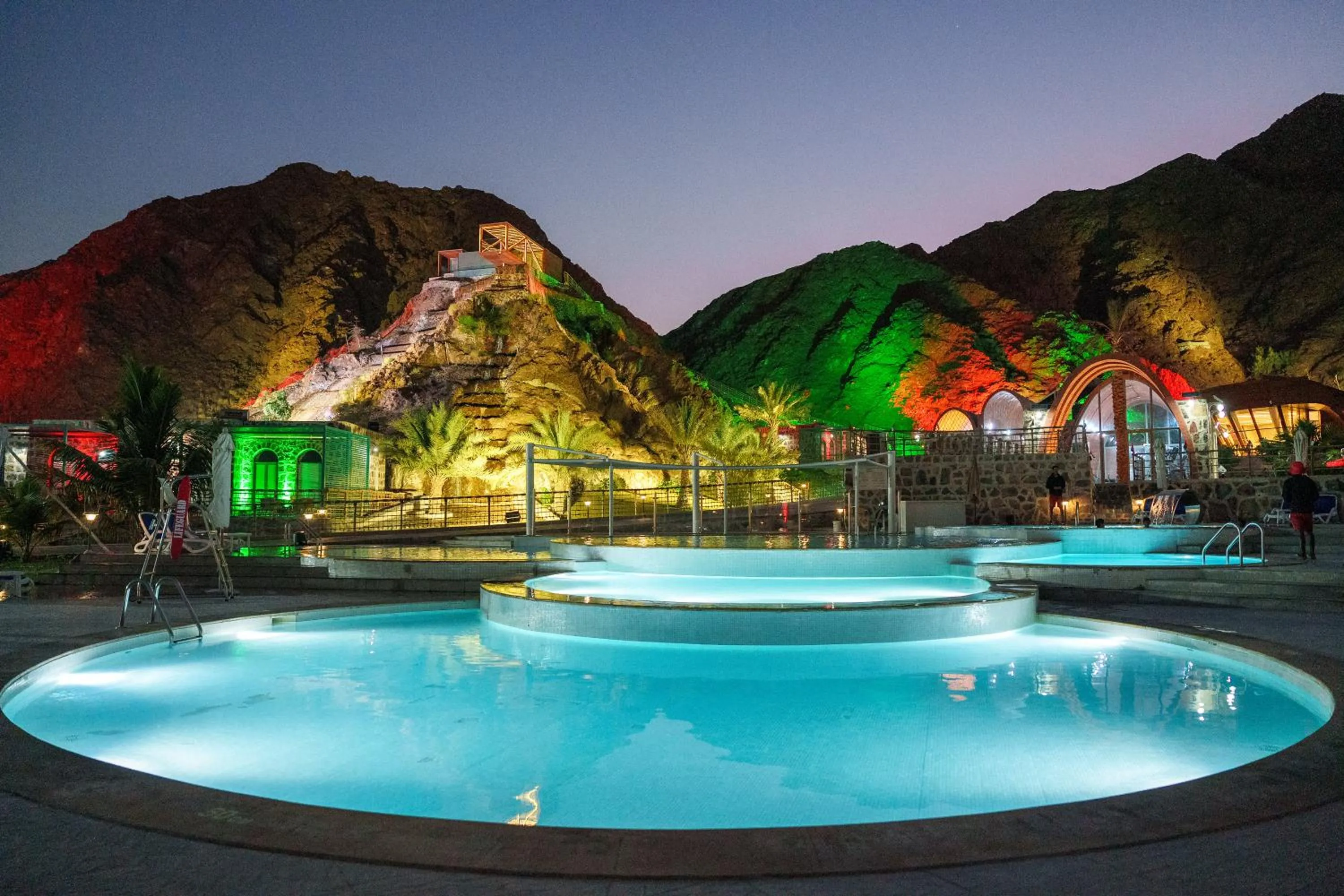 Swimming pool in Dibba Mountain Park Resort