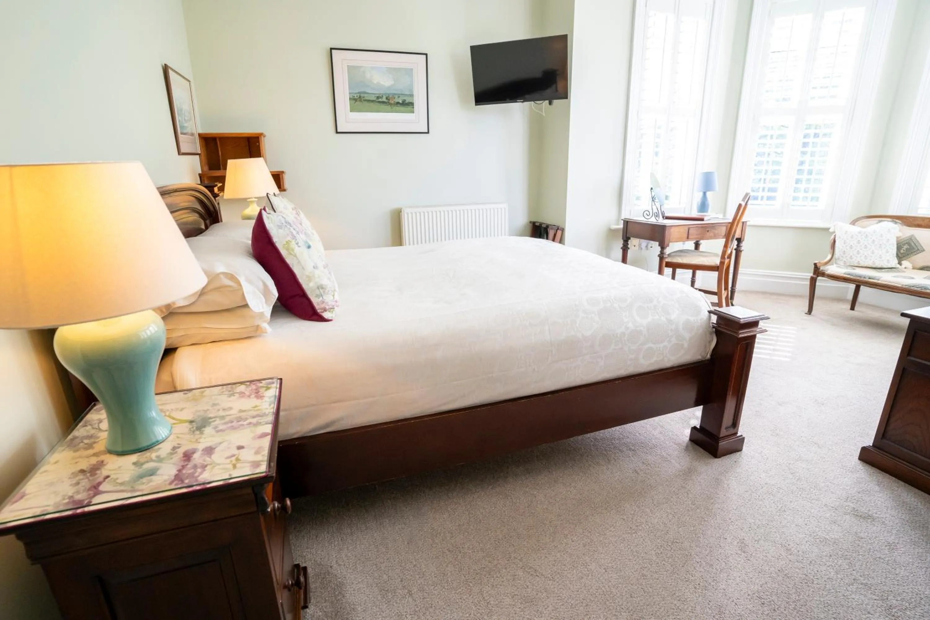 Bed in Mere Brook House