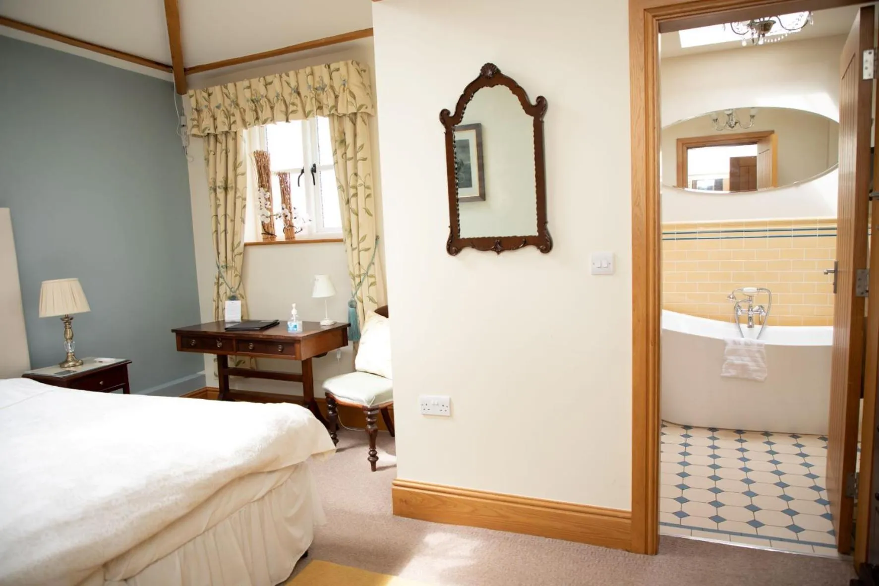 Bed in Mere Brook House