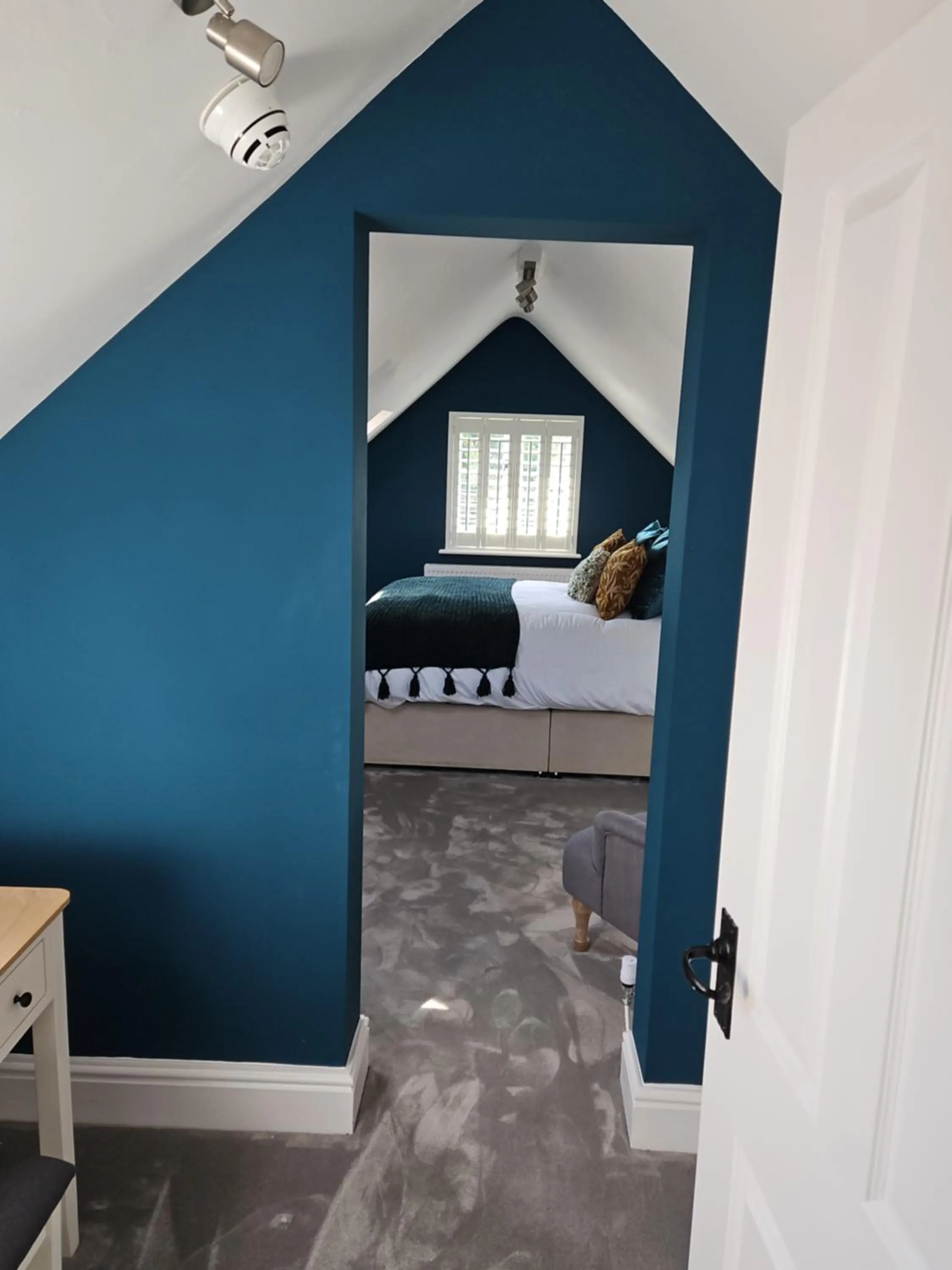 Bed in Mere Brook House