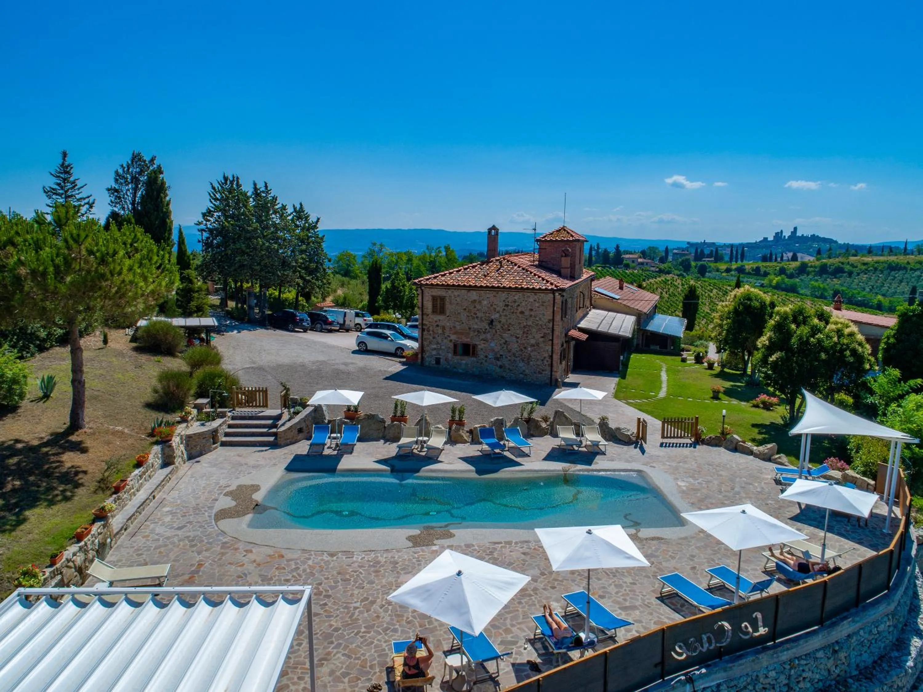 Pool view in Casa Vacanza Le Case