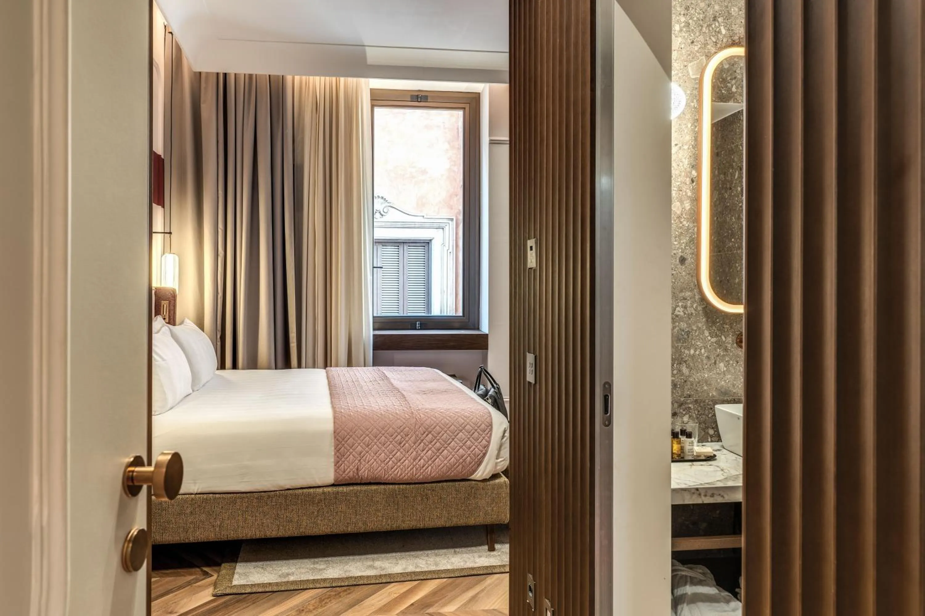 Bed in THE STEPS Hotel - by Eitch Collection