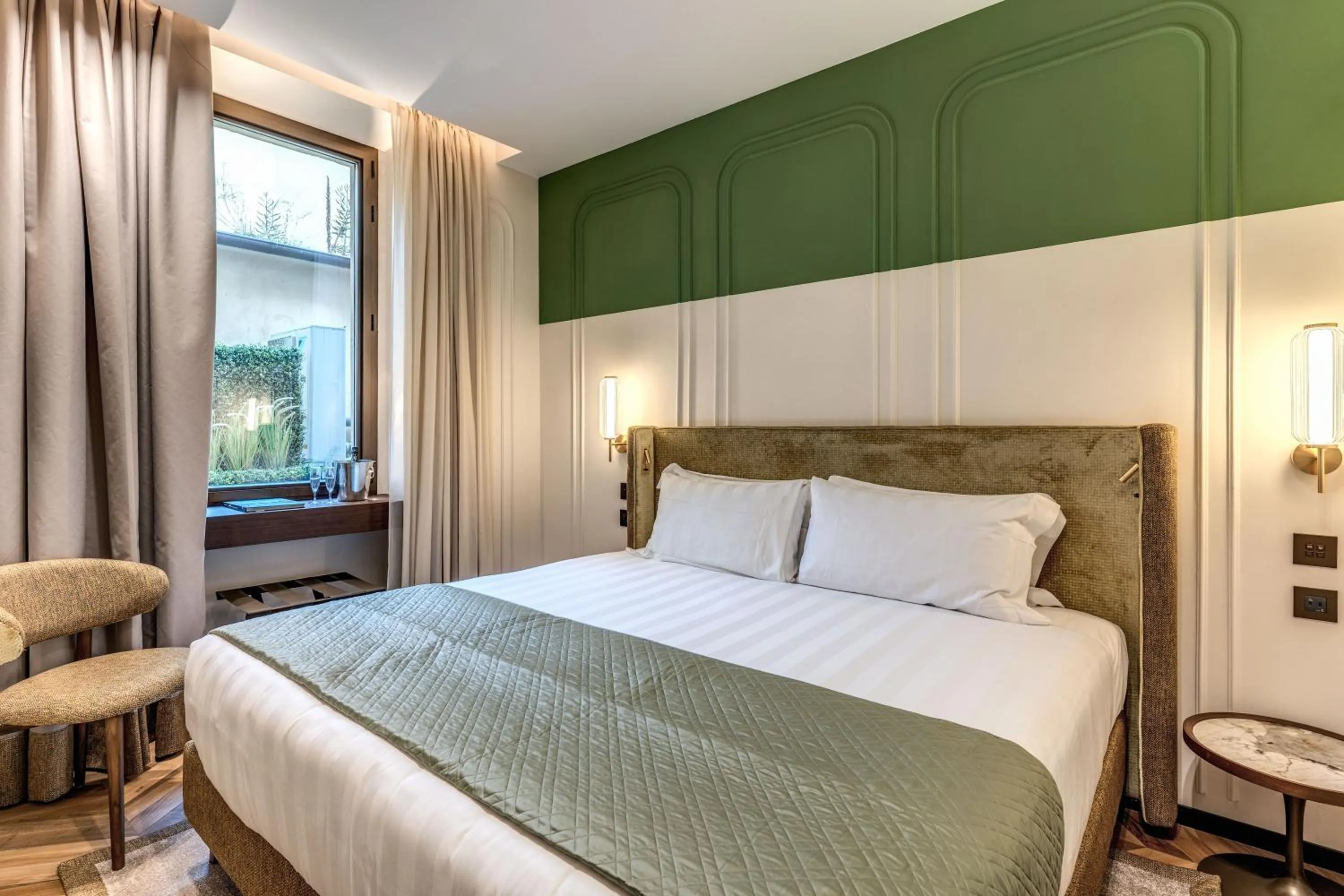 Bed in THE STEPS Hotel - by Eitch Collection