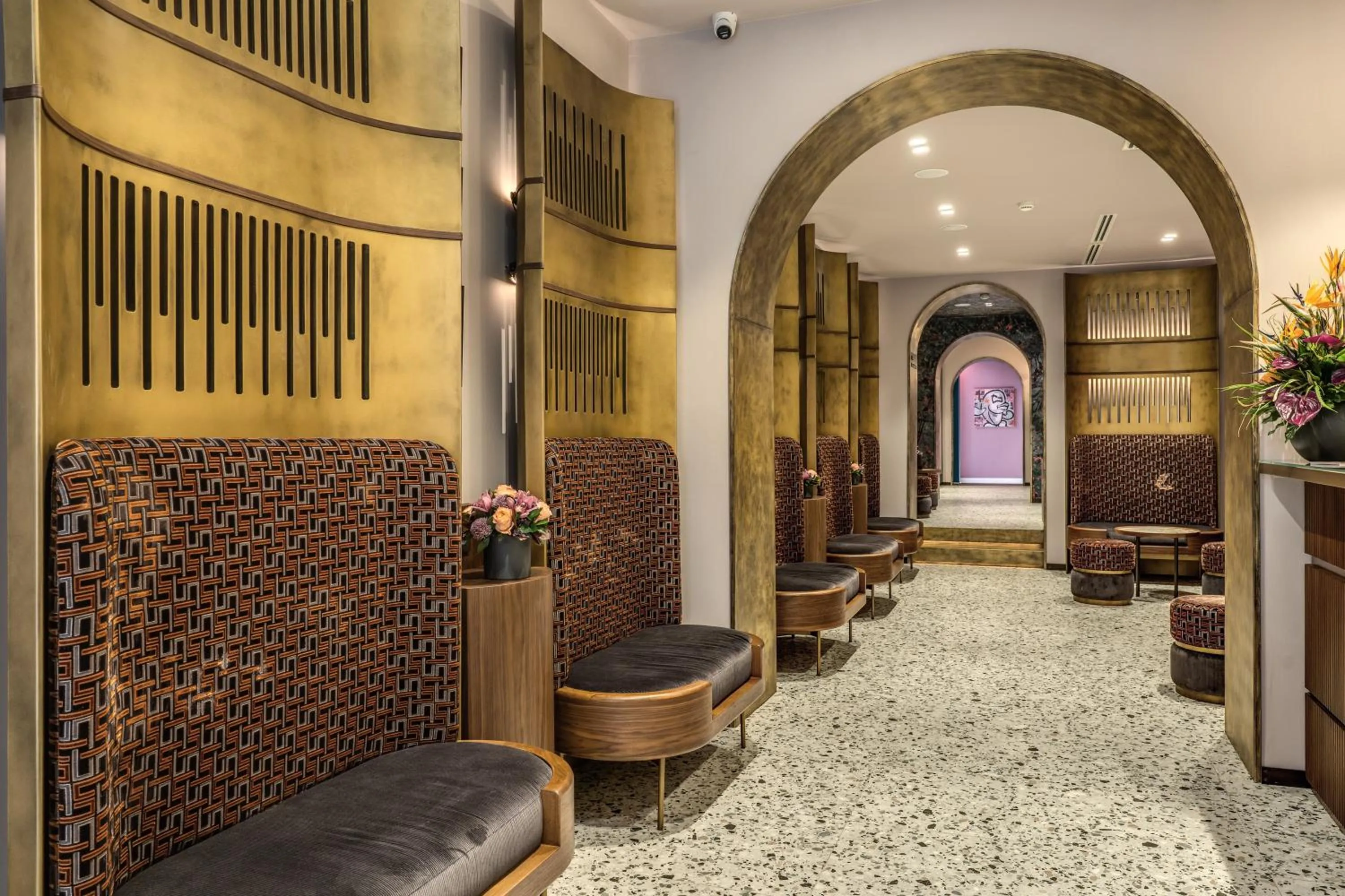 Lobby or reception in THE STEPS Hotel - by Eitch Collection