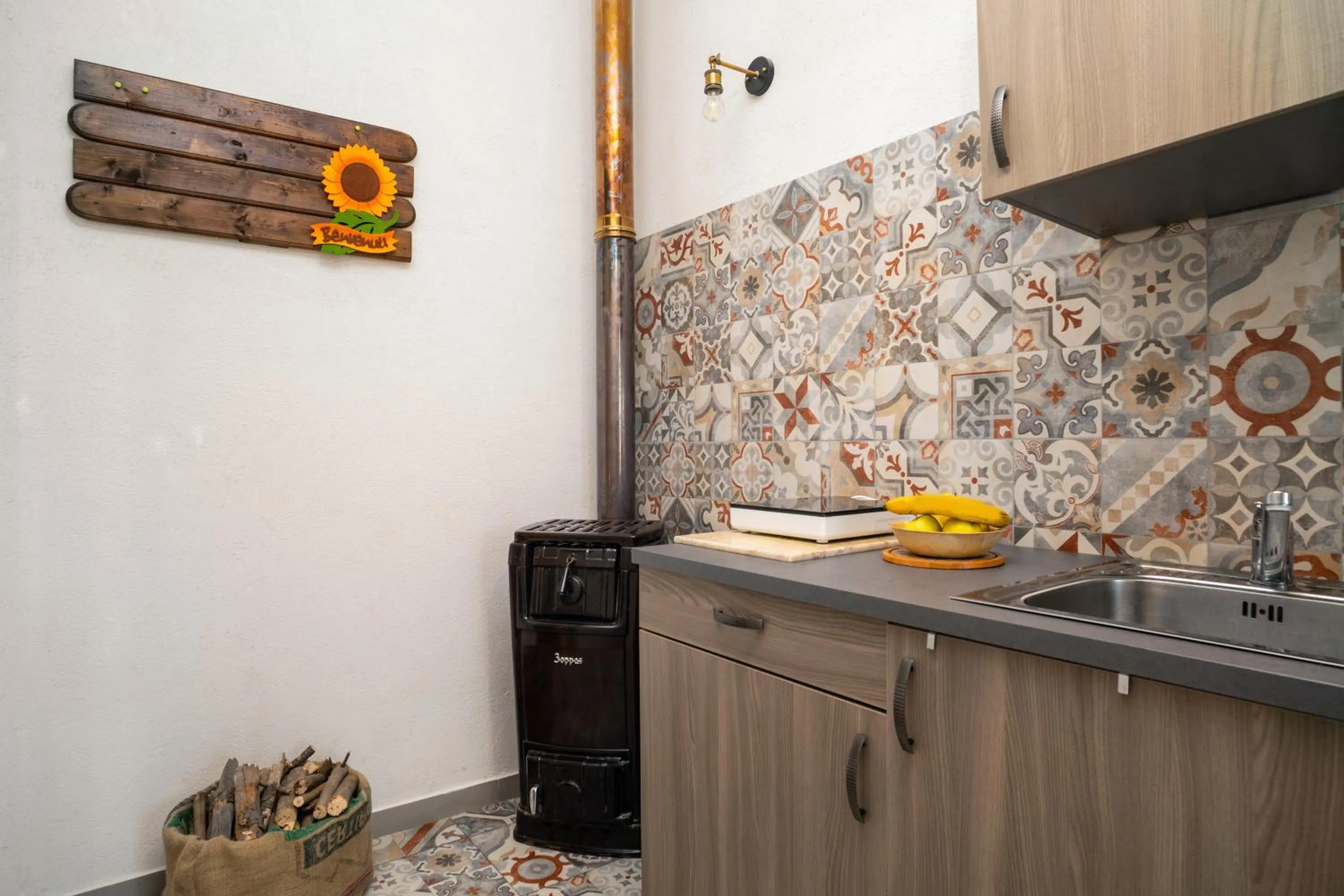 Kitchen/Kitchenette in Etna Country Home - Cottage