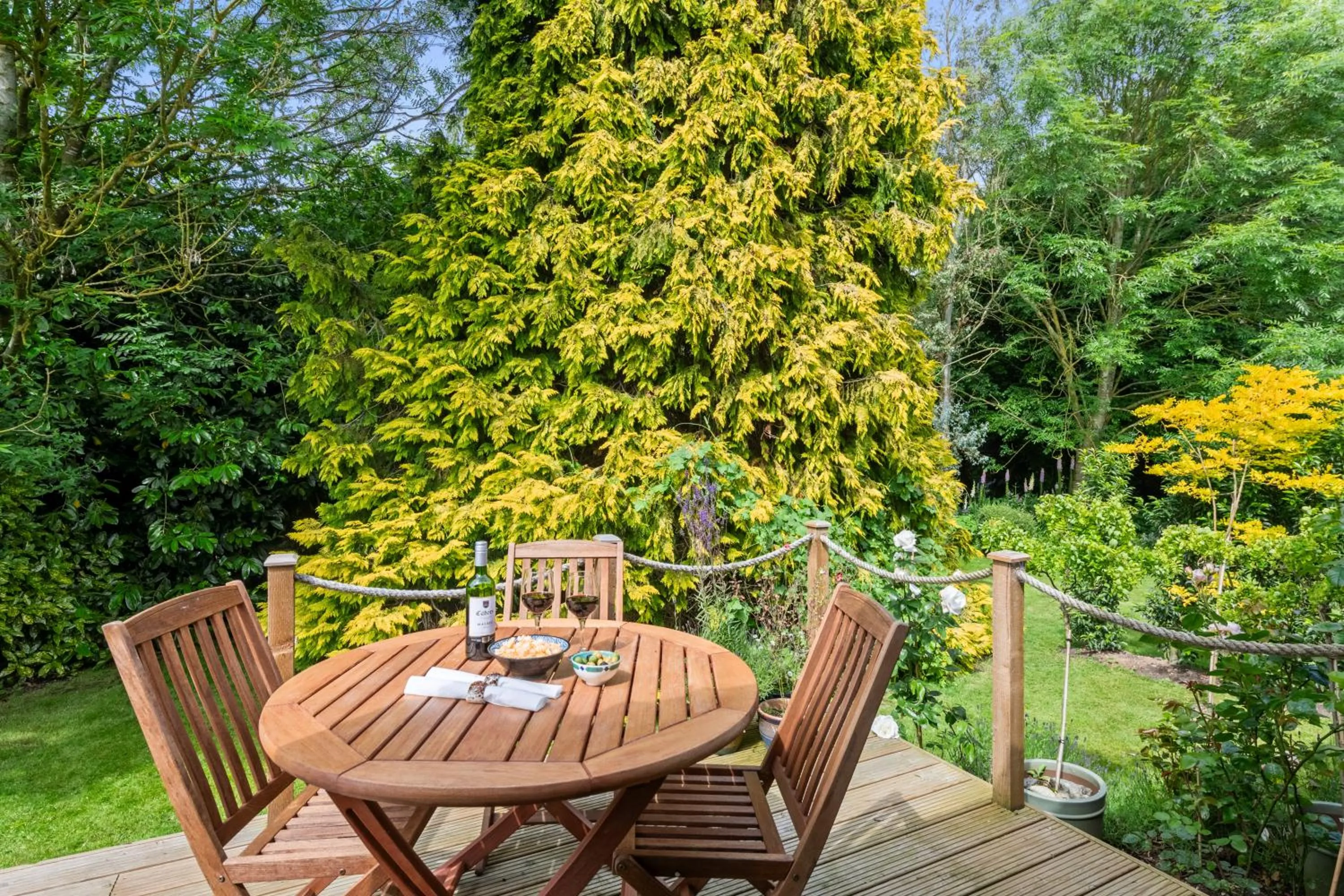 Patio in Attractive 2 storey, 2 bedroom barn in Long Melford