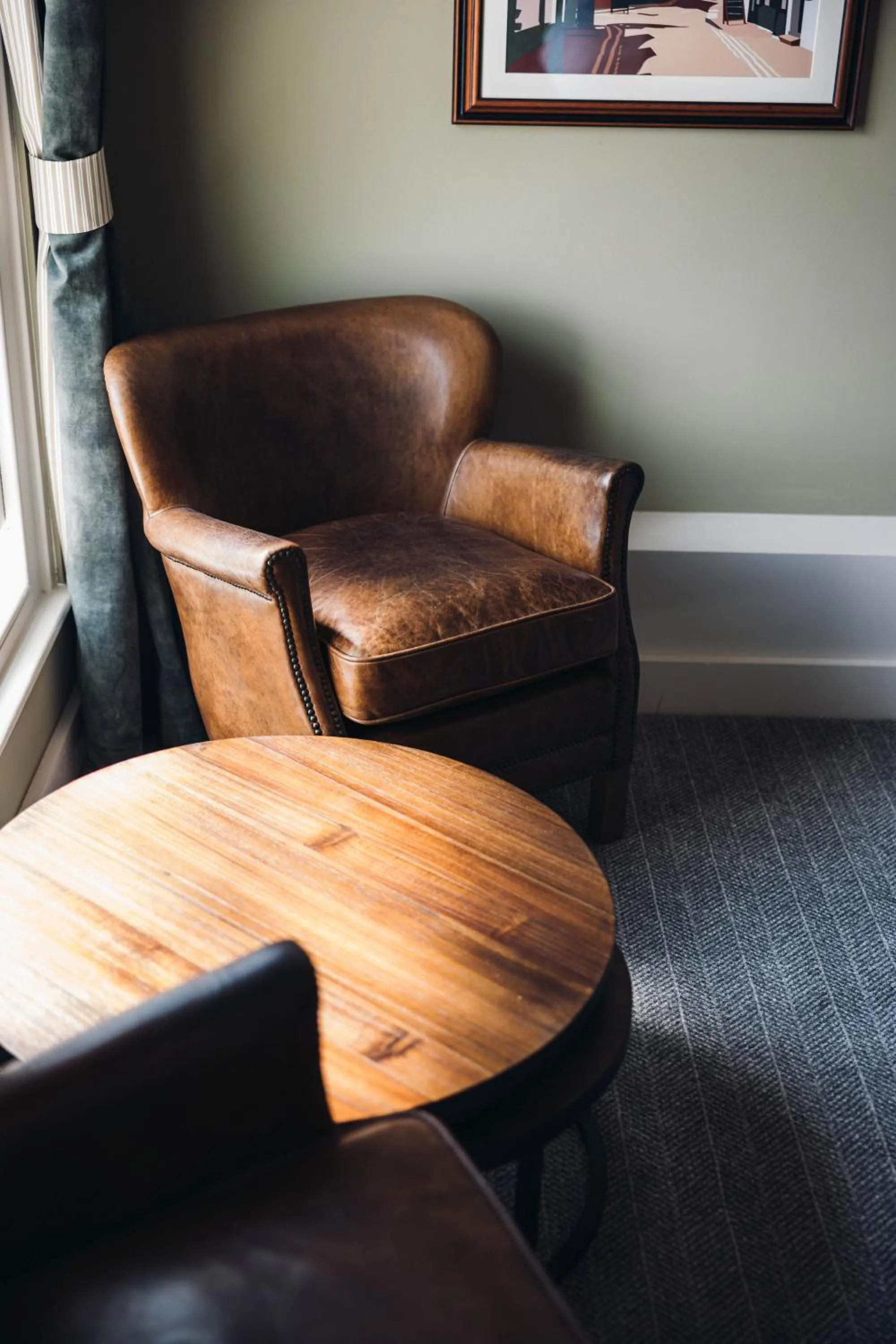 Seating area in Gaskell Arms