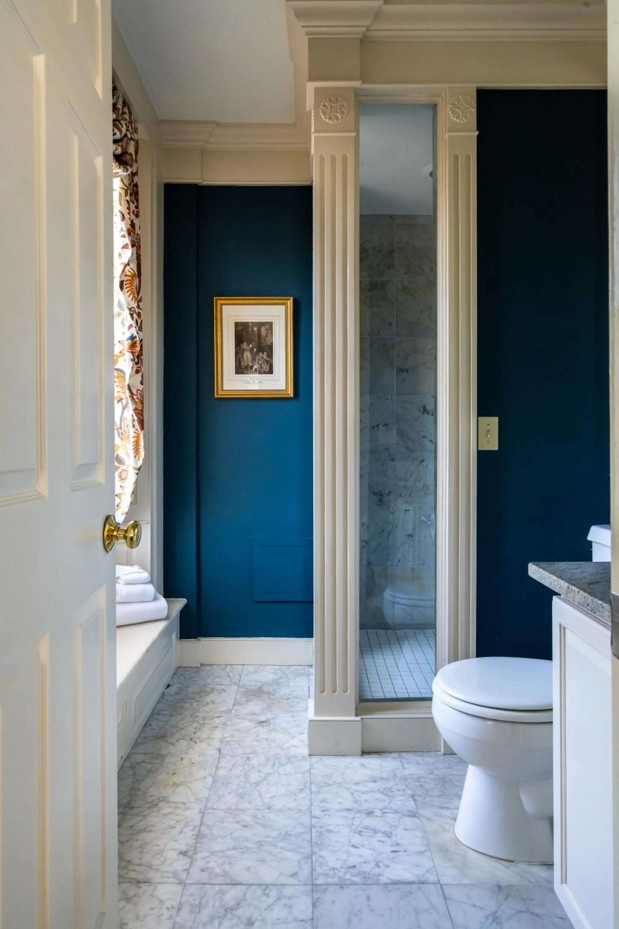 Shower in Francis Malbone House