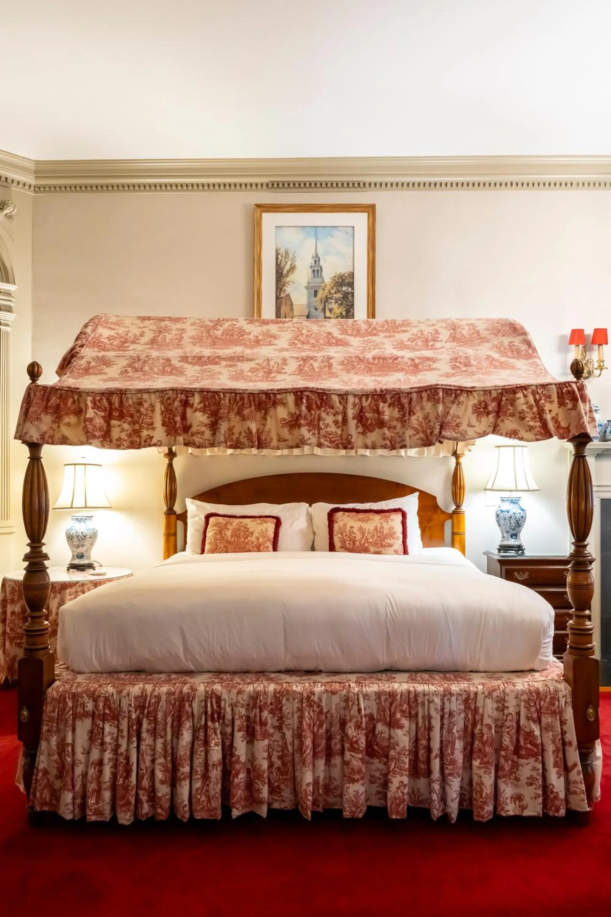 Bed in Francis Malbone House