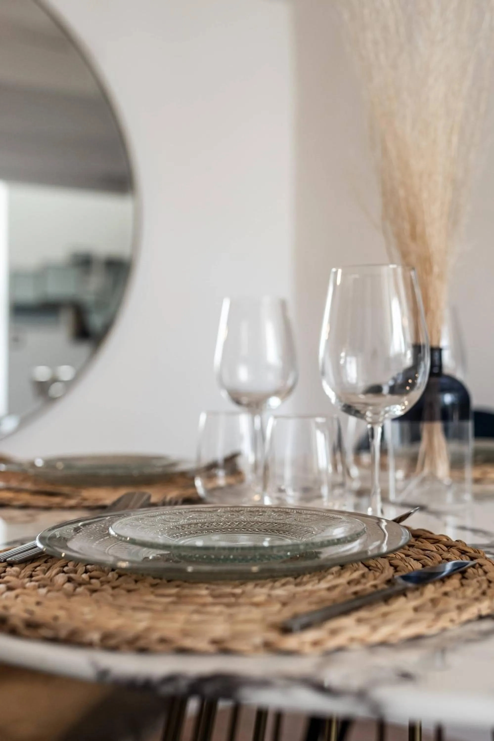 Dining area in Duplex à 2 min des arènes et de la maison carrée