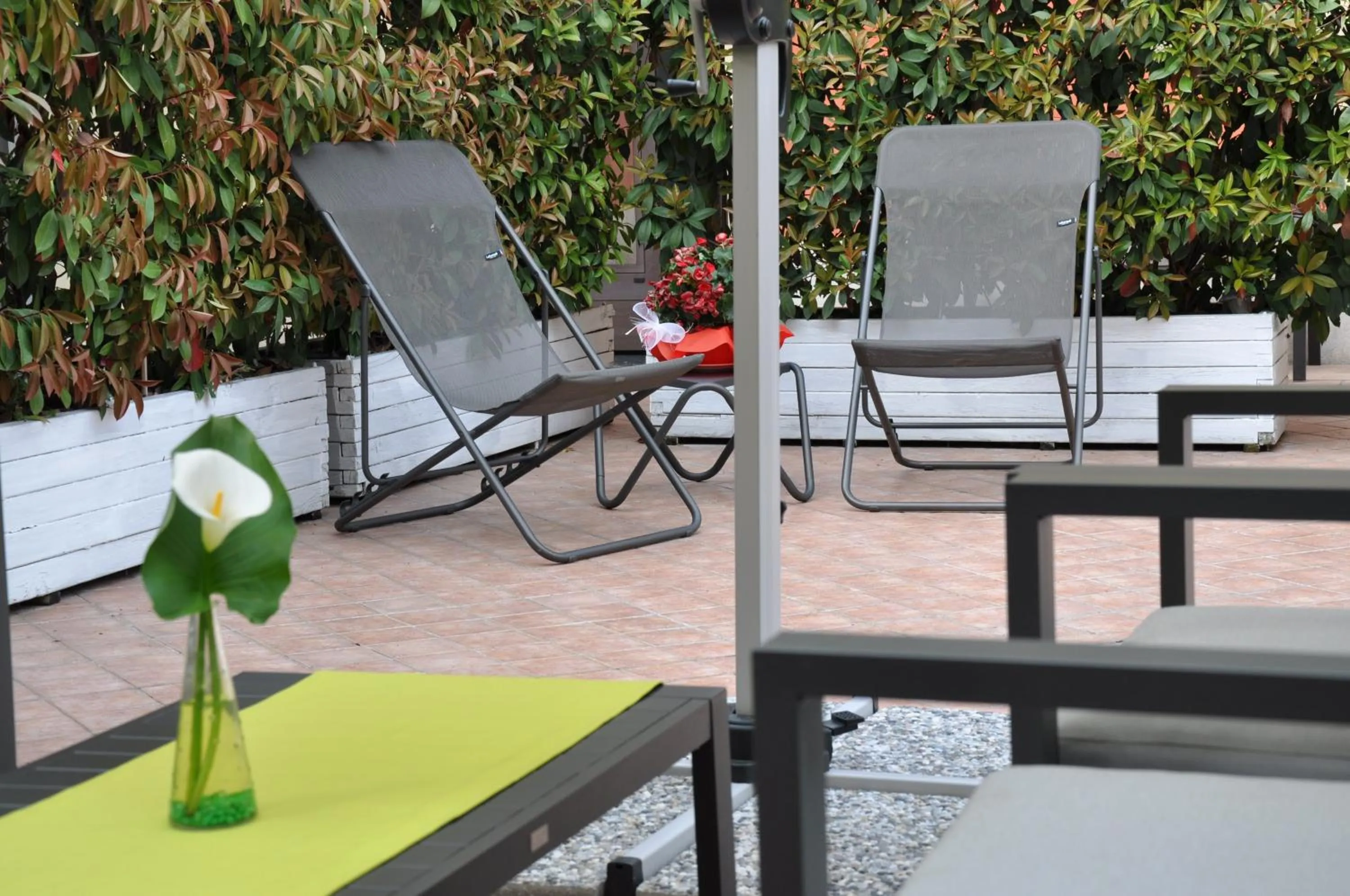 Patio in Hotel Fontana Verona