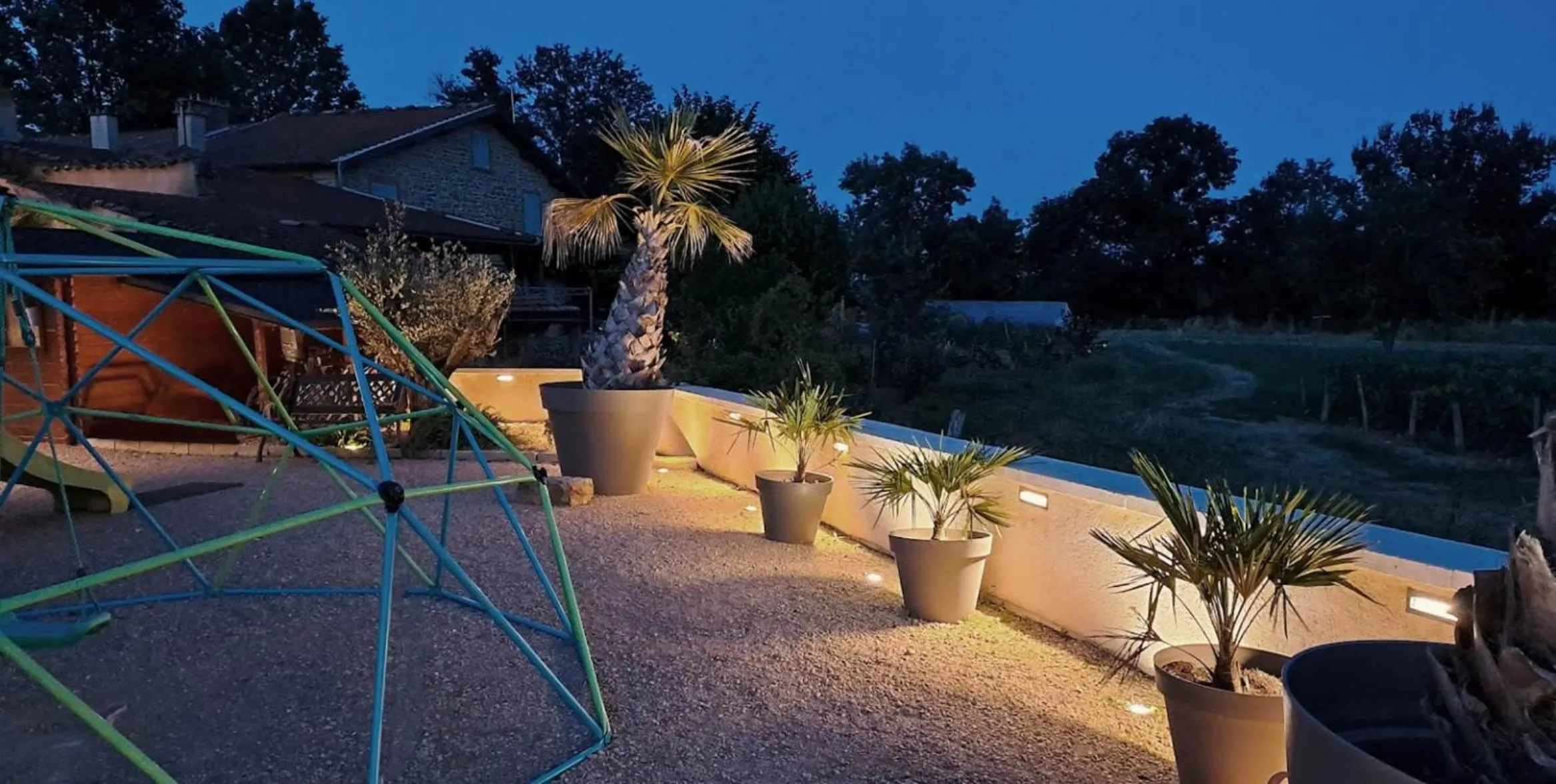 Children play ground in Le Clos Des Anges