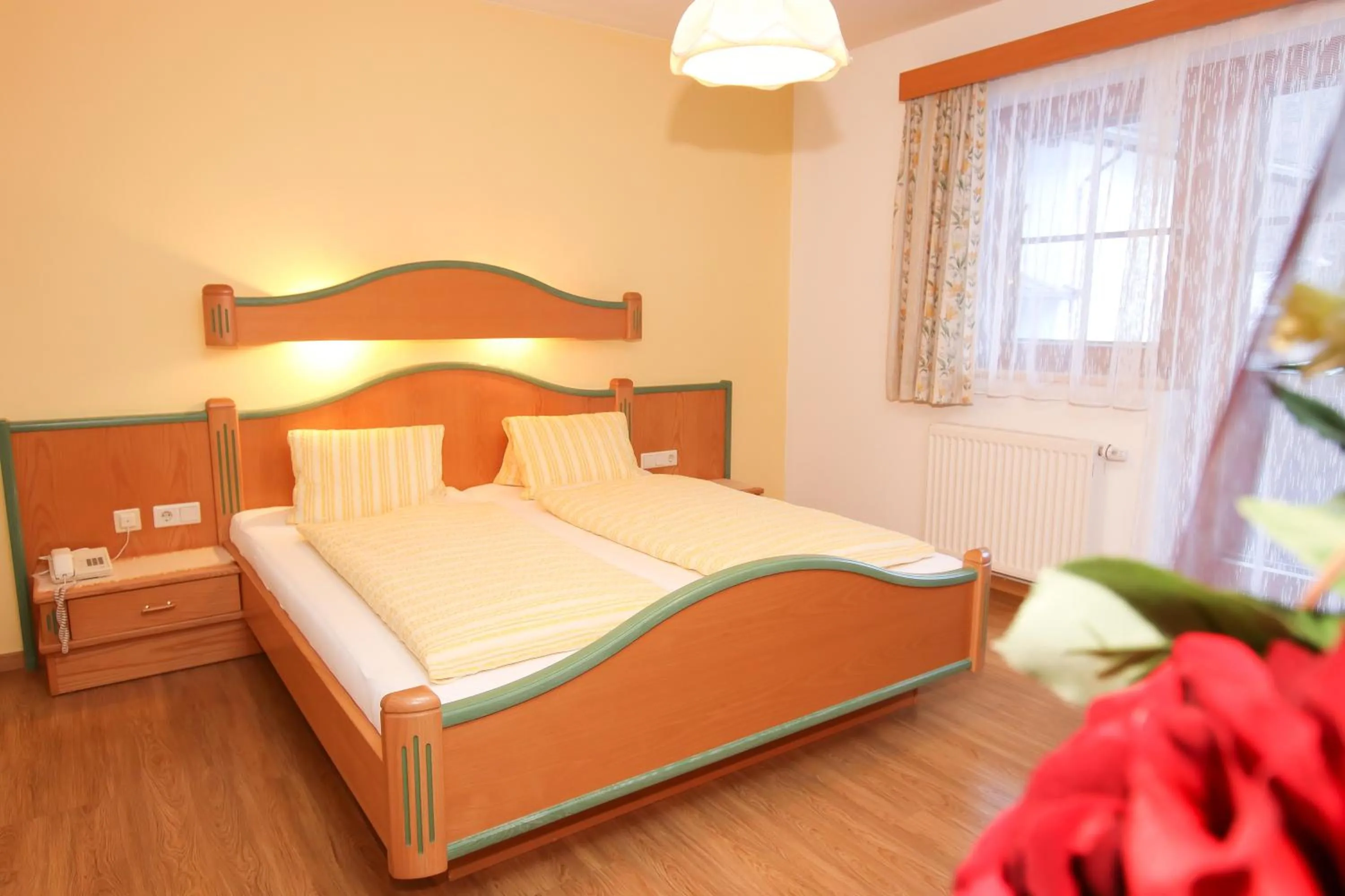 Photo of the whole room, Bed in Landgasthof Seisenbergklamm