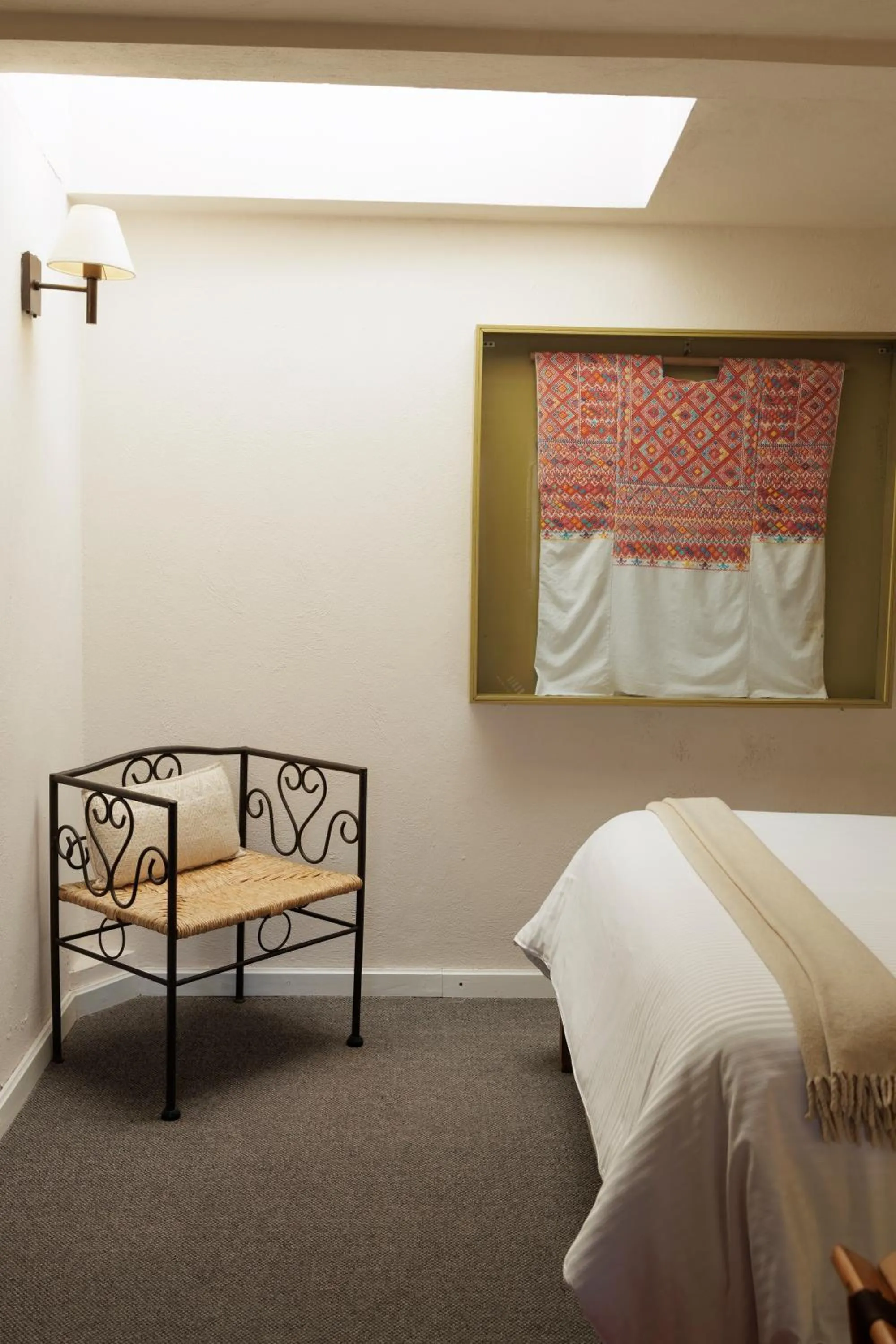 Decorative detail, Bed in Posada Real de Chiapas