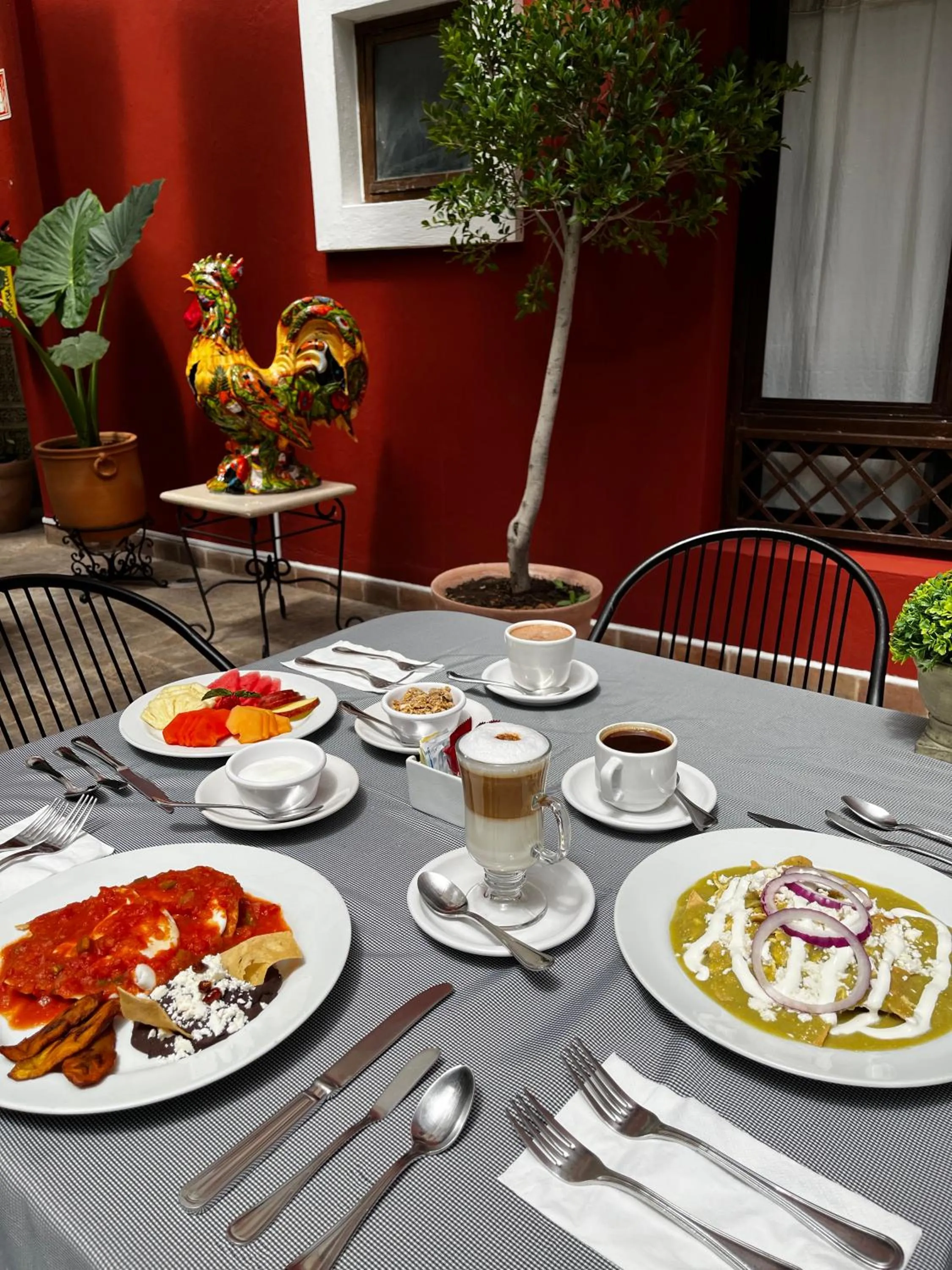 Breakfast in Mision Grand San Cristobal de las Casas