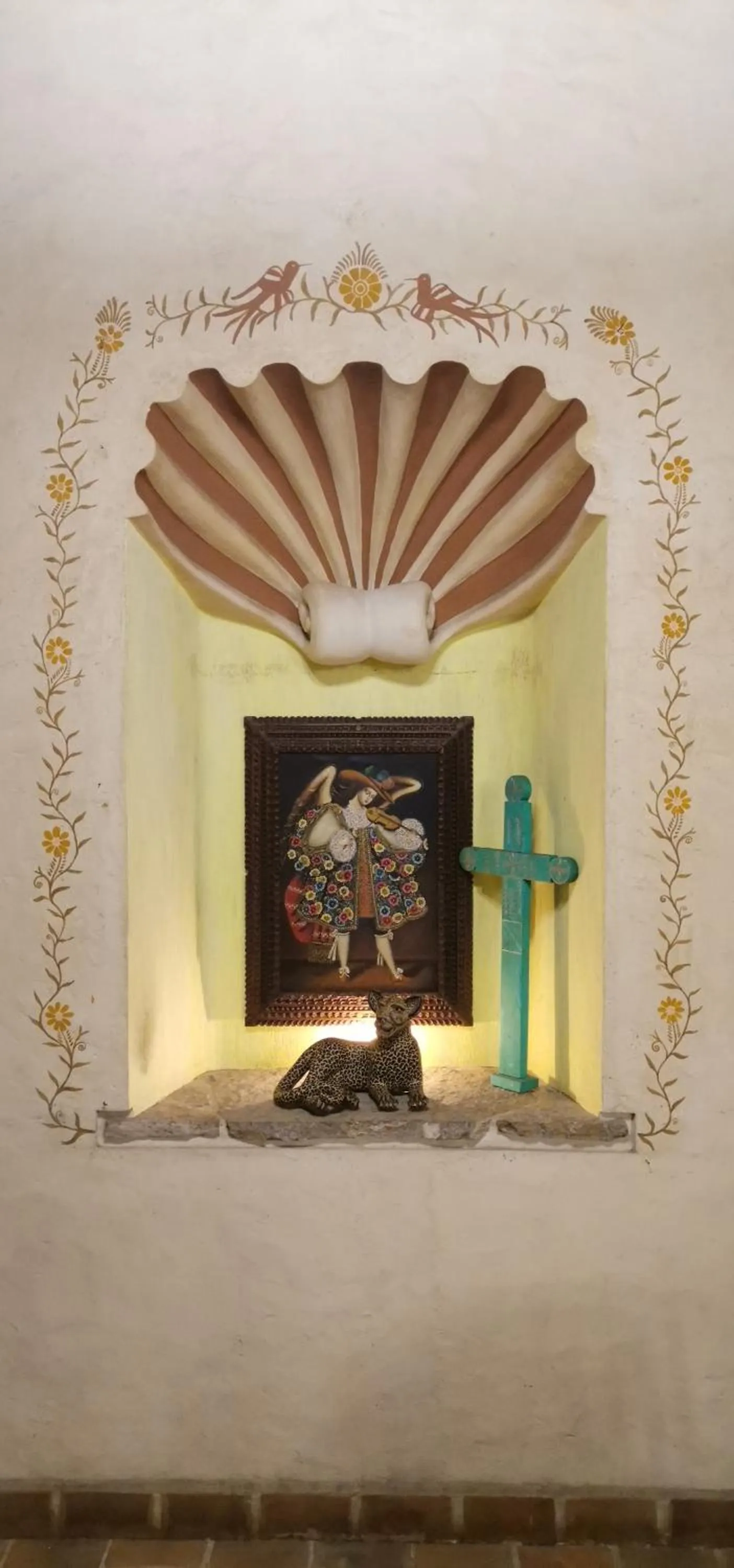Decorative detail in Mision Grand San Cristobal de las Casas