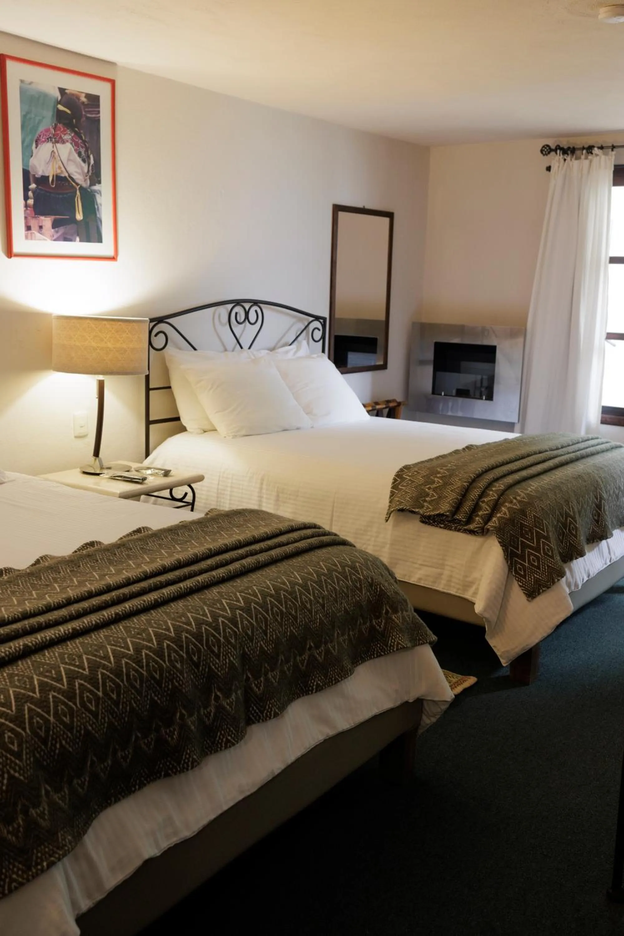 Bed in Posada Real de Chiapas