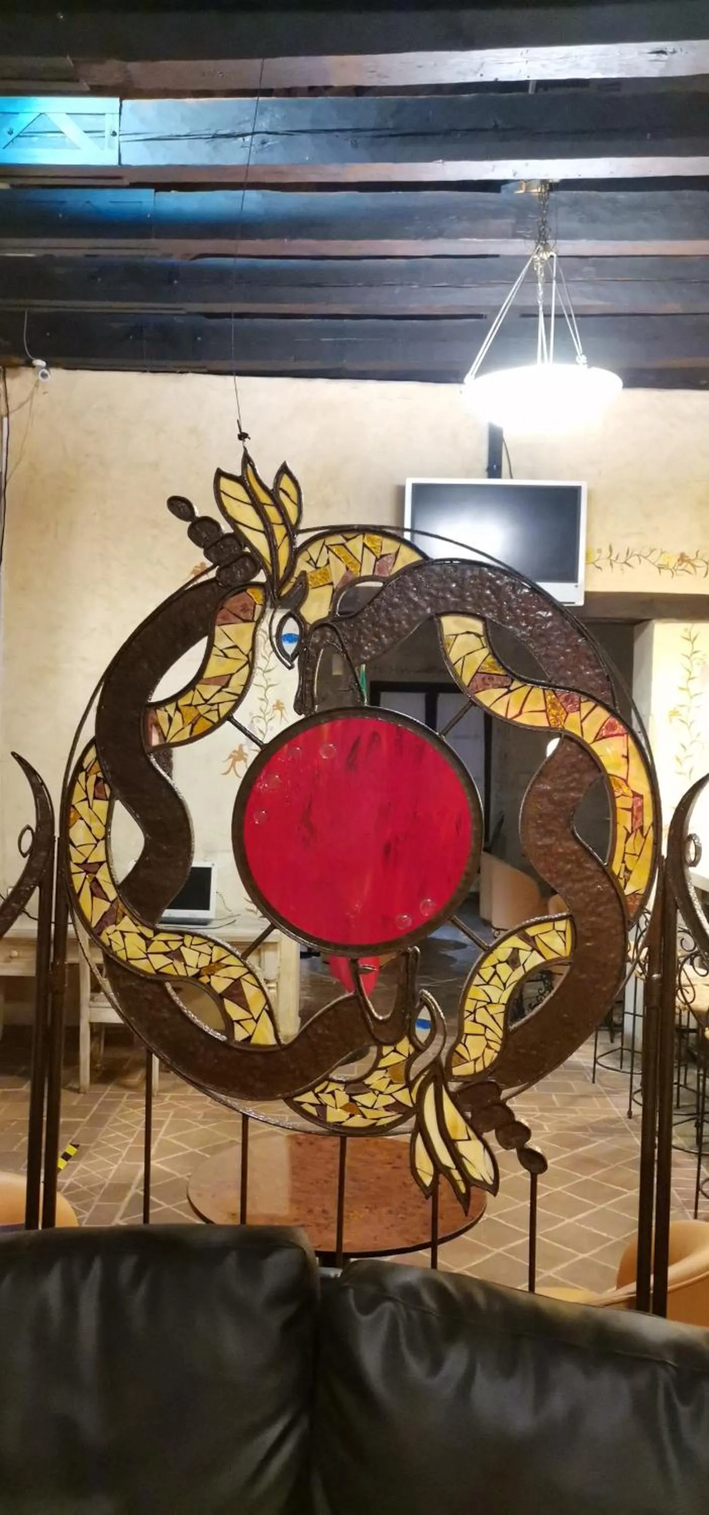 Decorative detail in Mision Grand San Cristobal de las Casas