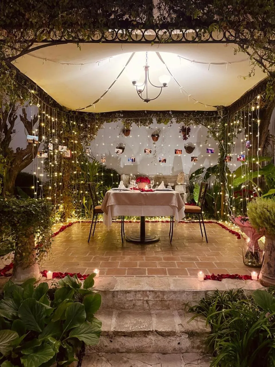 Garden view in Posada Real de Chiapas