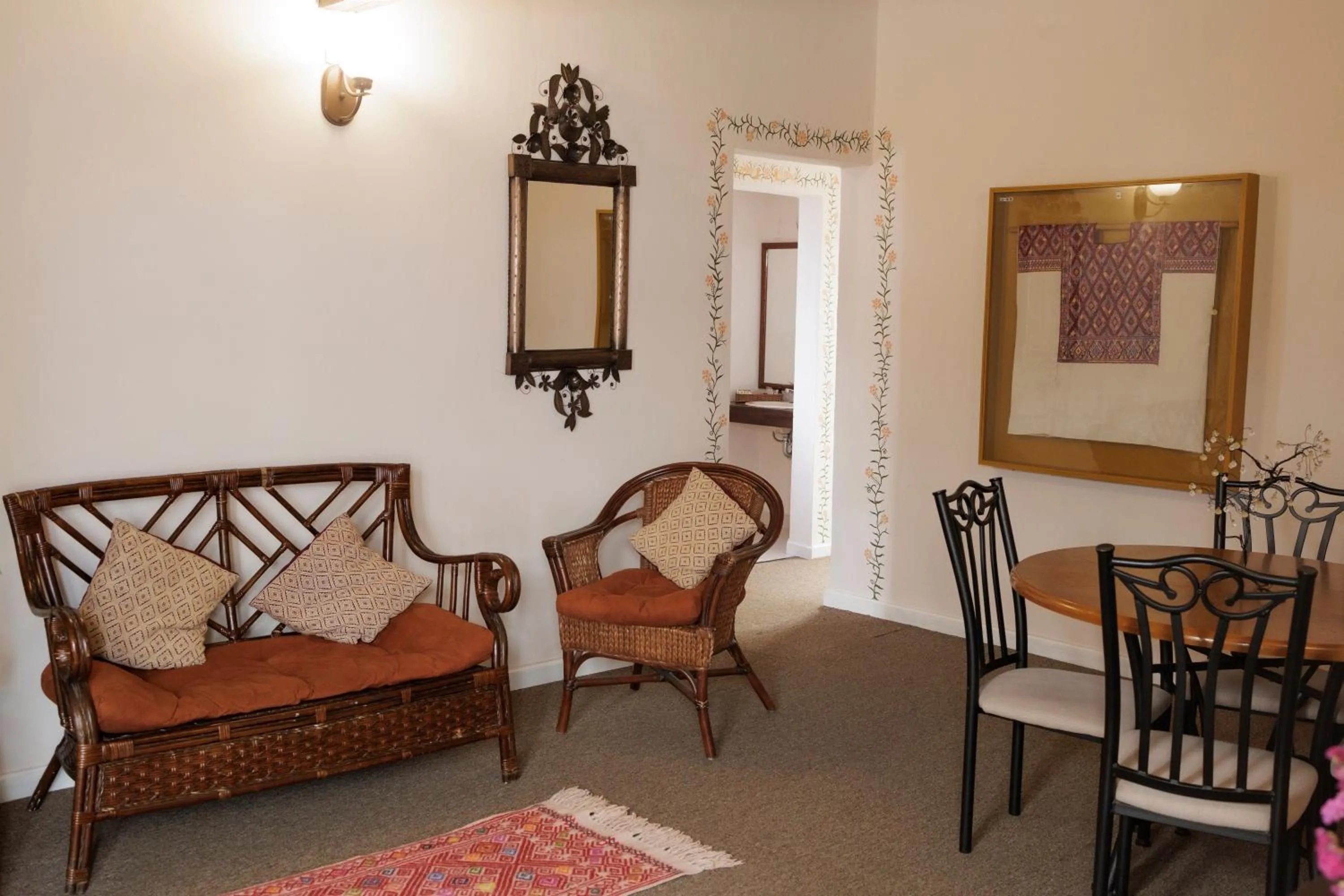 Living room in Posada Real de Chiapas