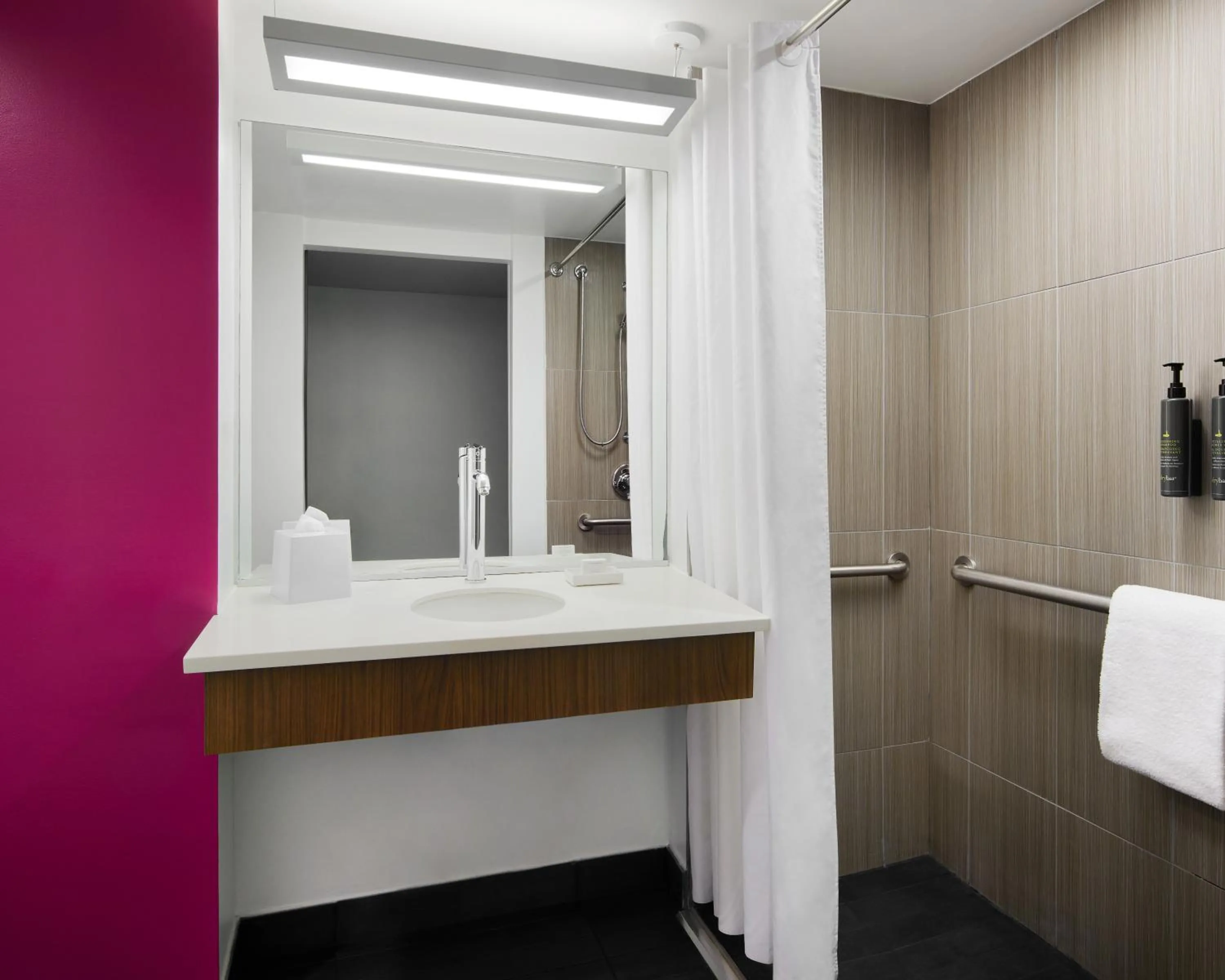 Shower in Aloft Atlanta Downtown