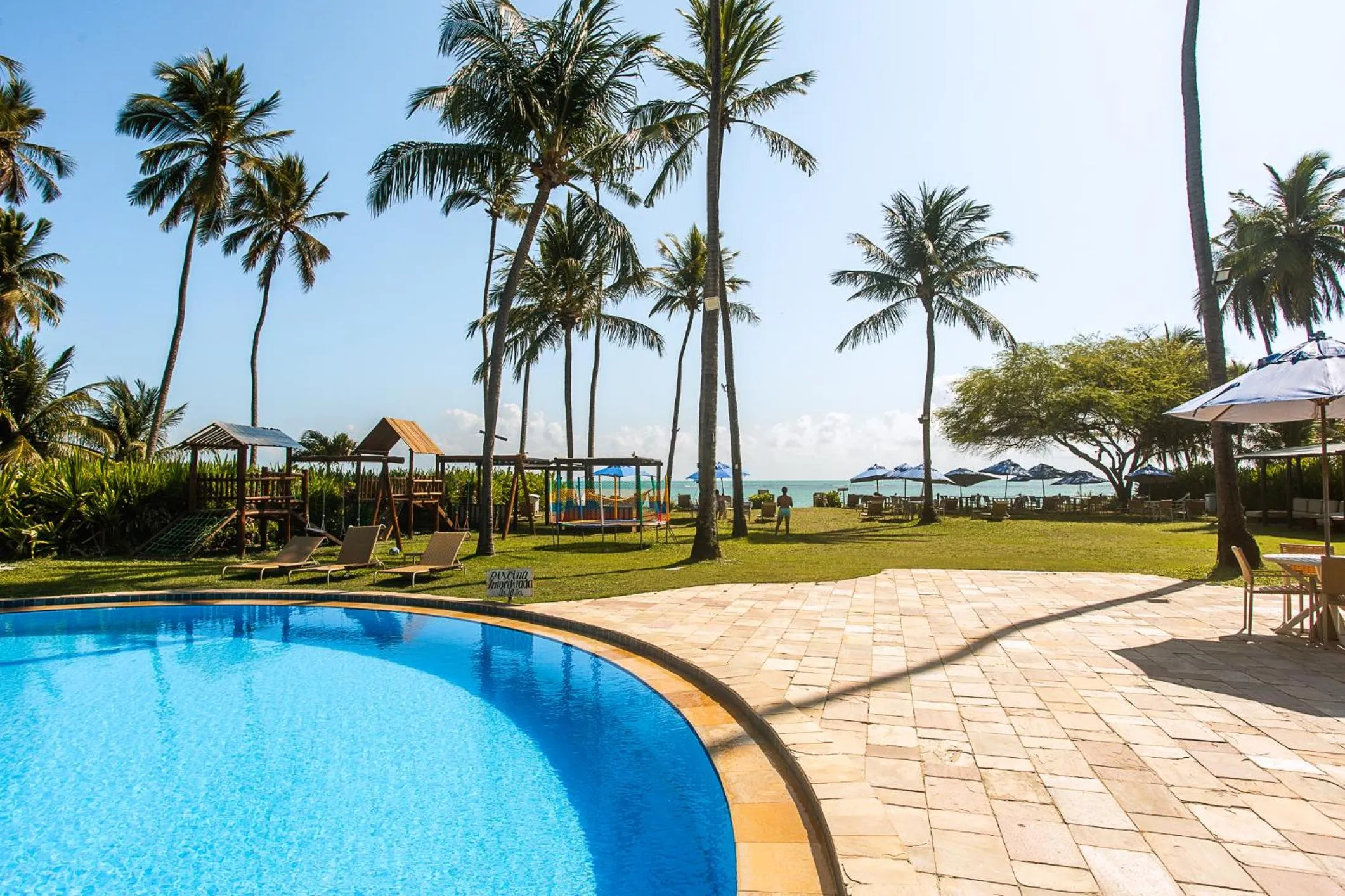 Garden view in Baía Branca Beach Resort