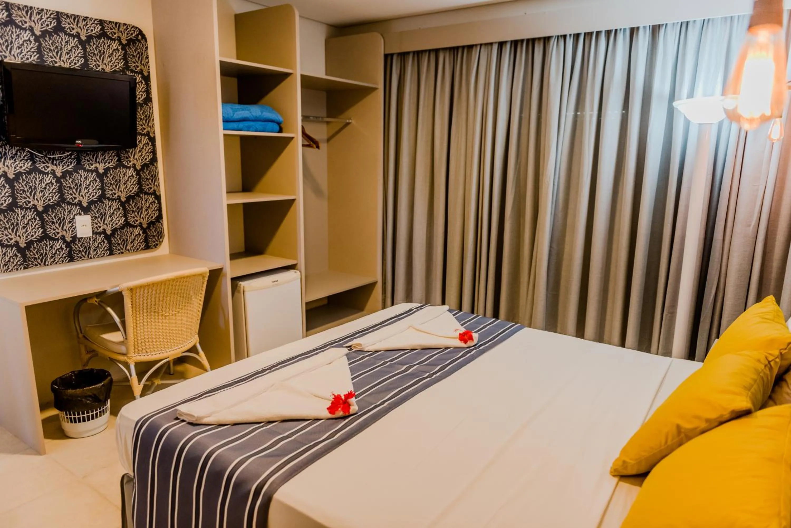 Bed in Baía Branca Beach Resort