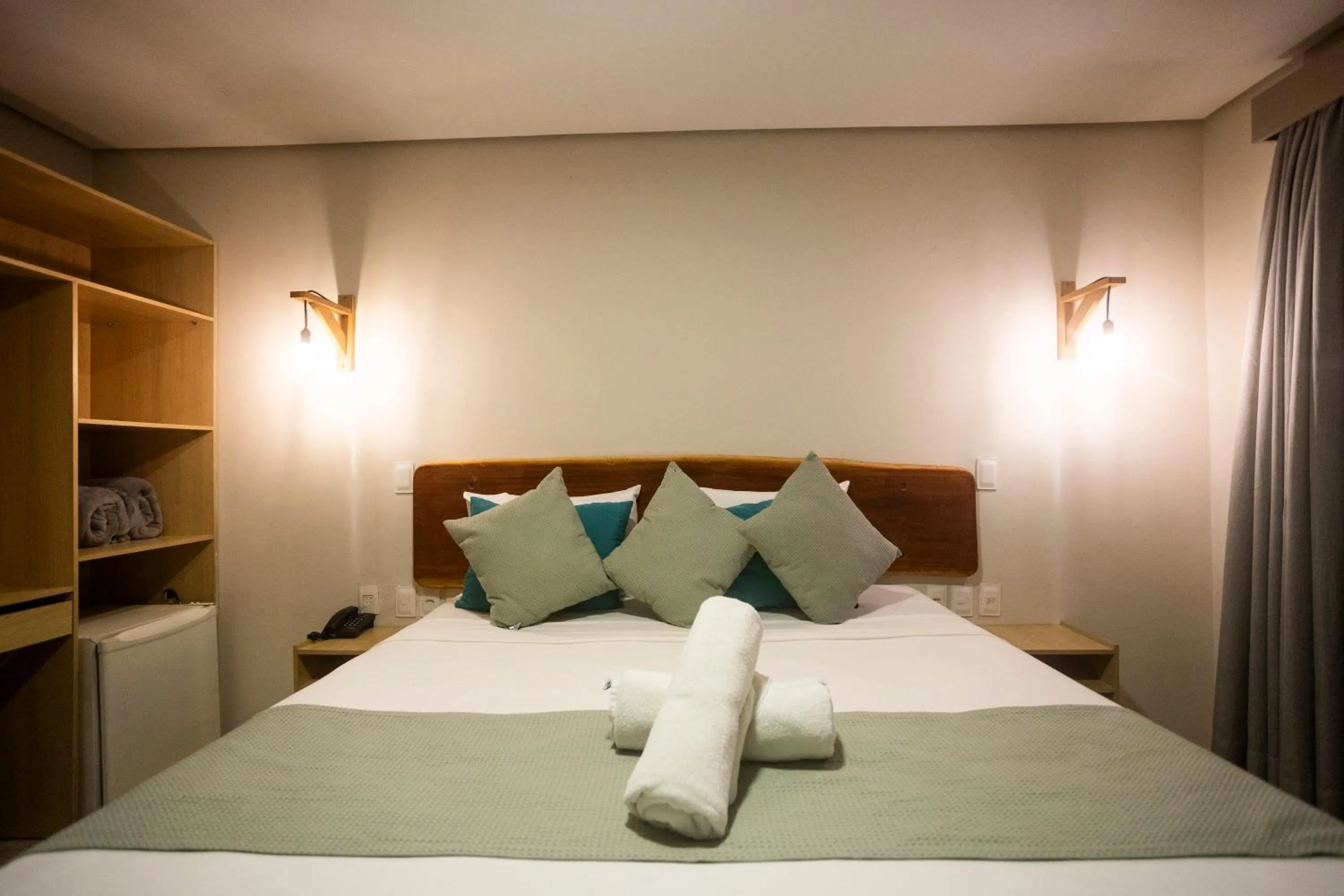 Bed in Baía Branca Beach Resort