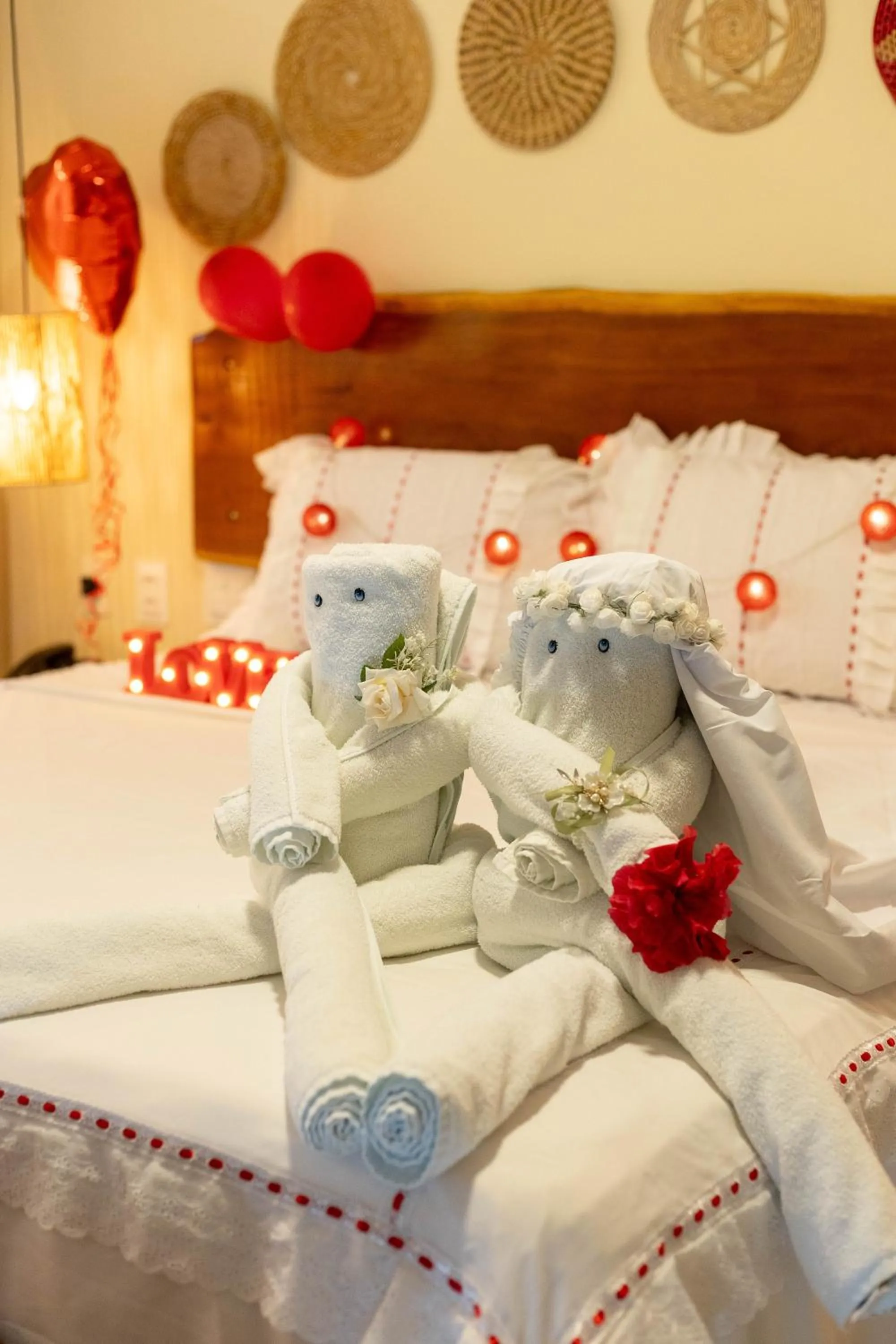 Bed in Baía Branca Beach Resort