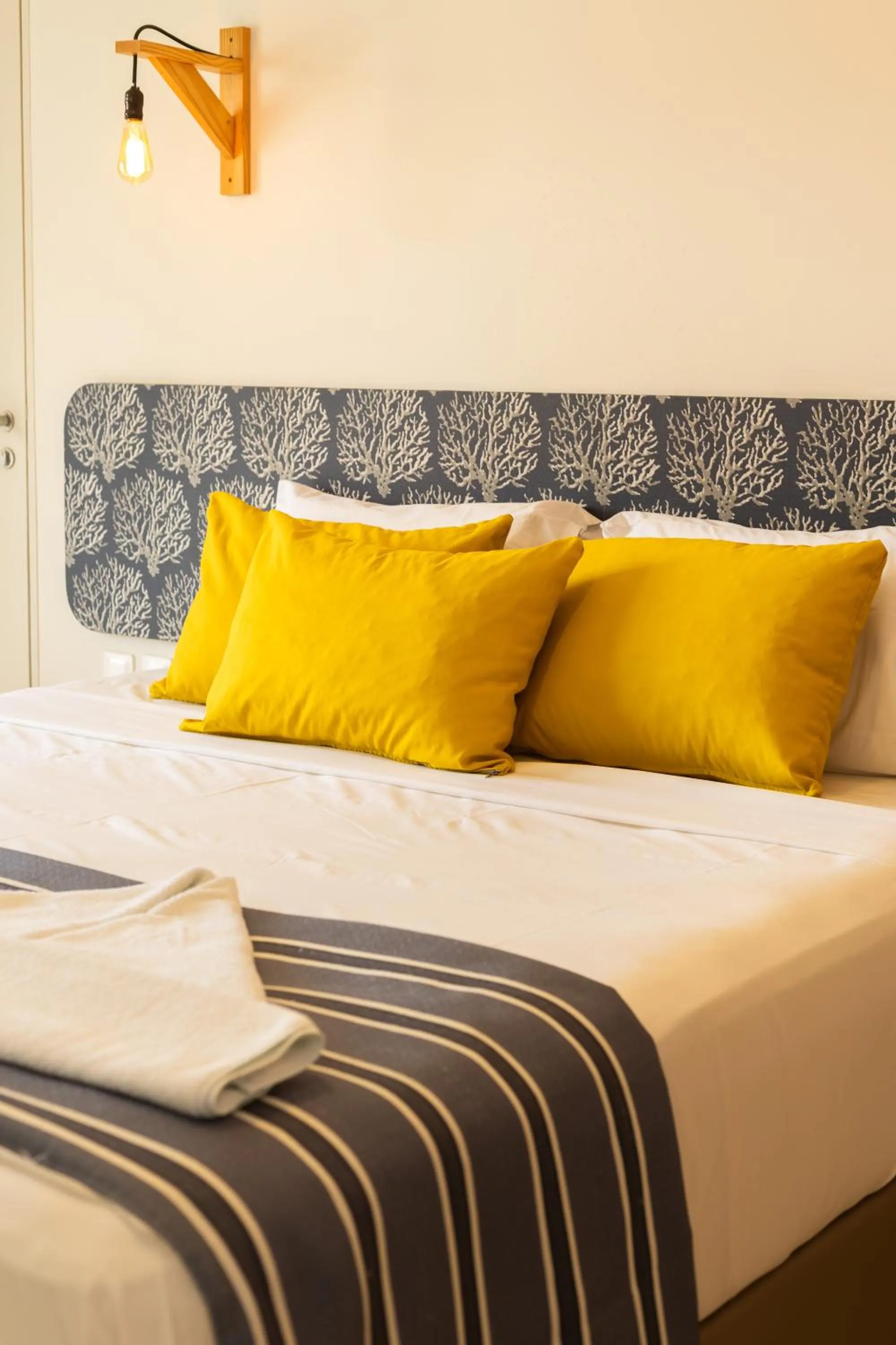 Bed in Baía Branca Beach Resort