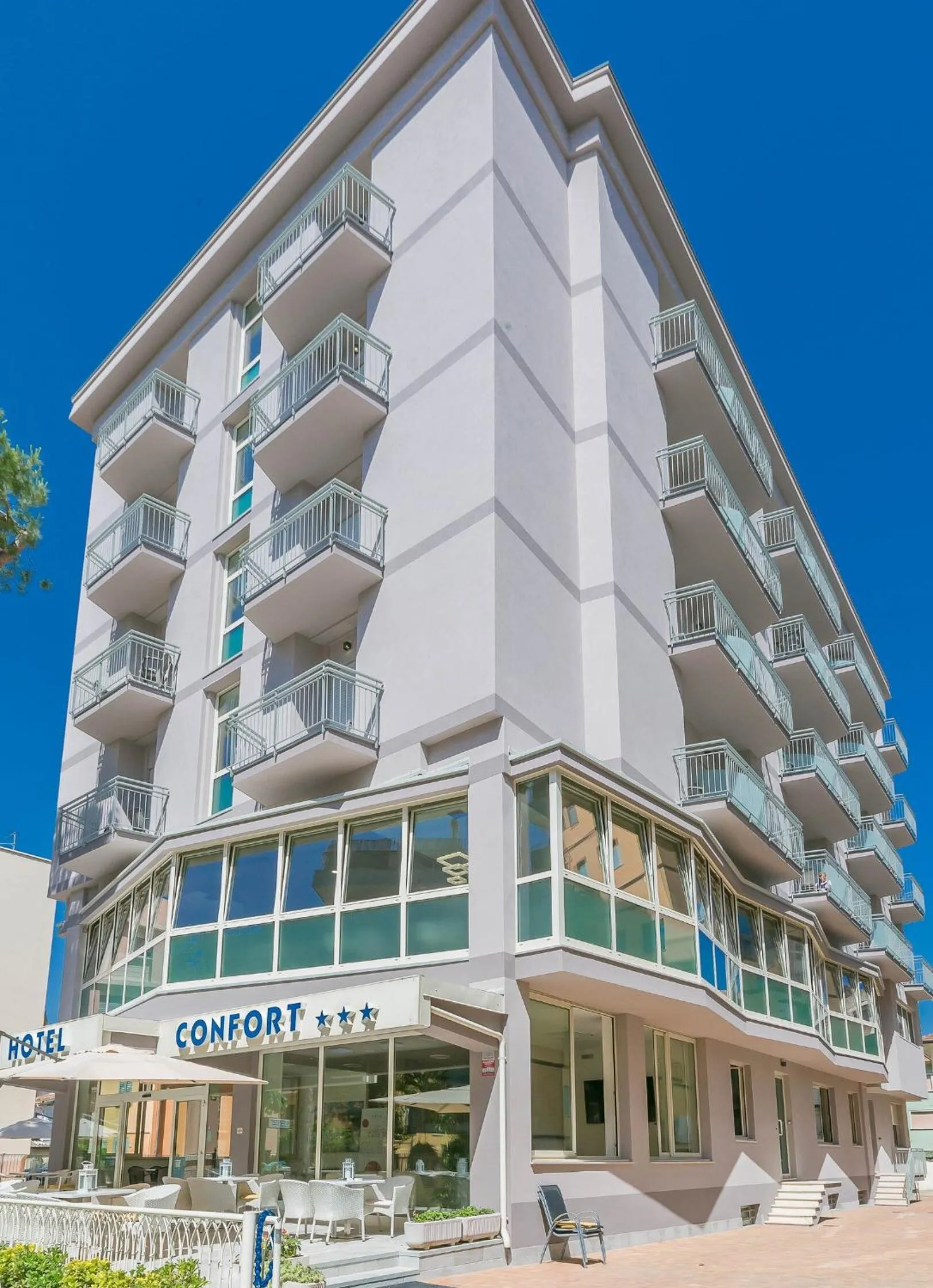 Property building in Hotel Confort