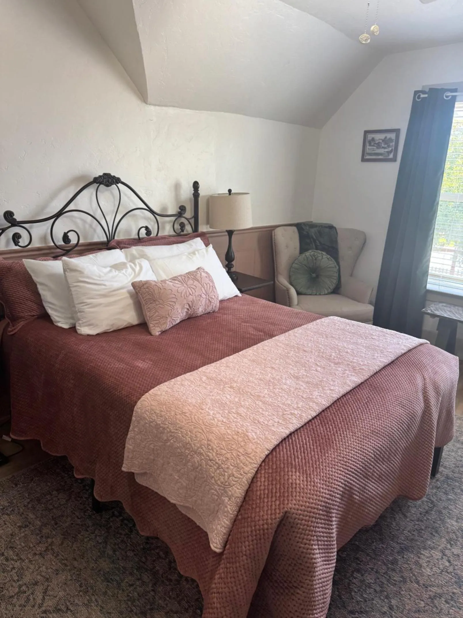 Bed in The Panguitch House