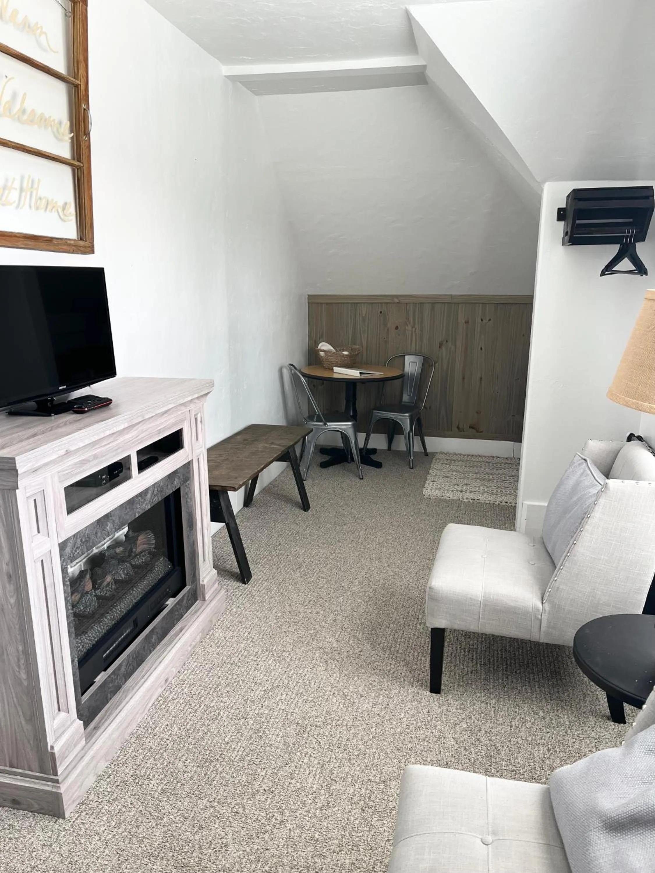 Seating area in The Panguitch House