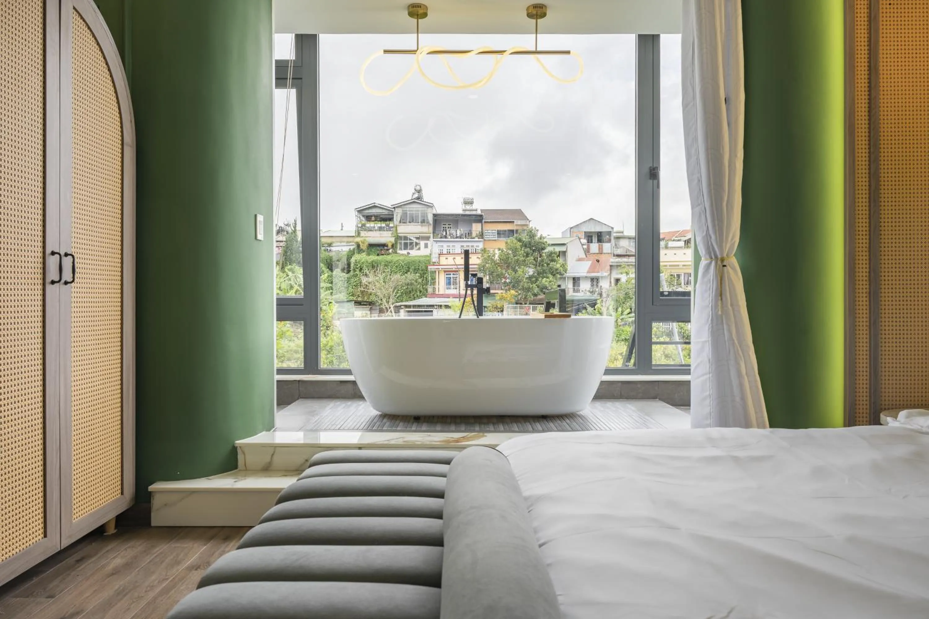 Natural landscape, Bed in The Palette Dalat