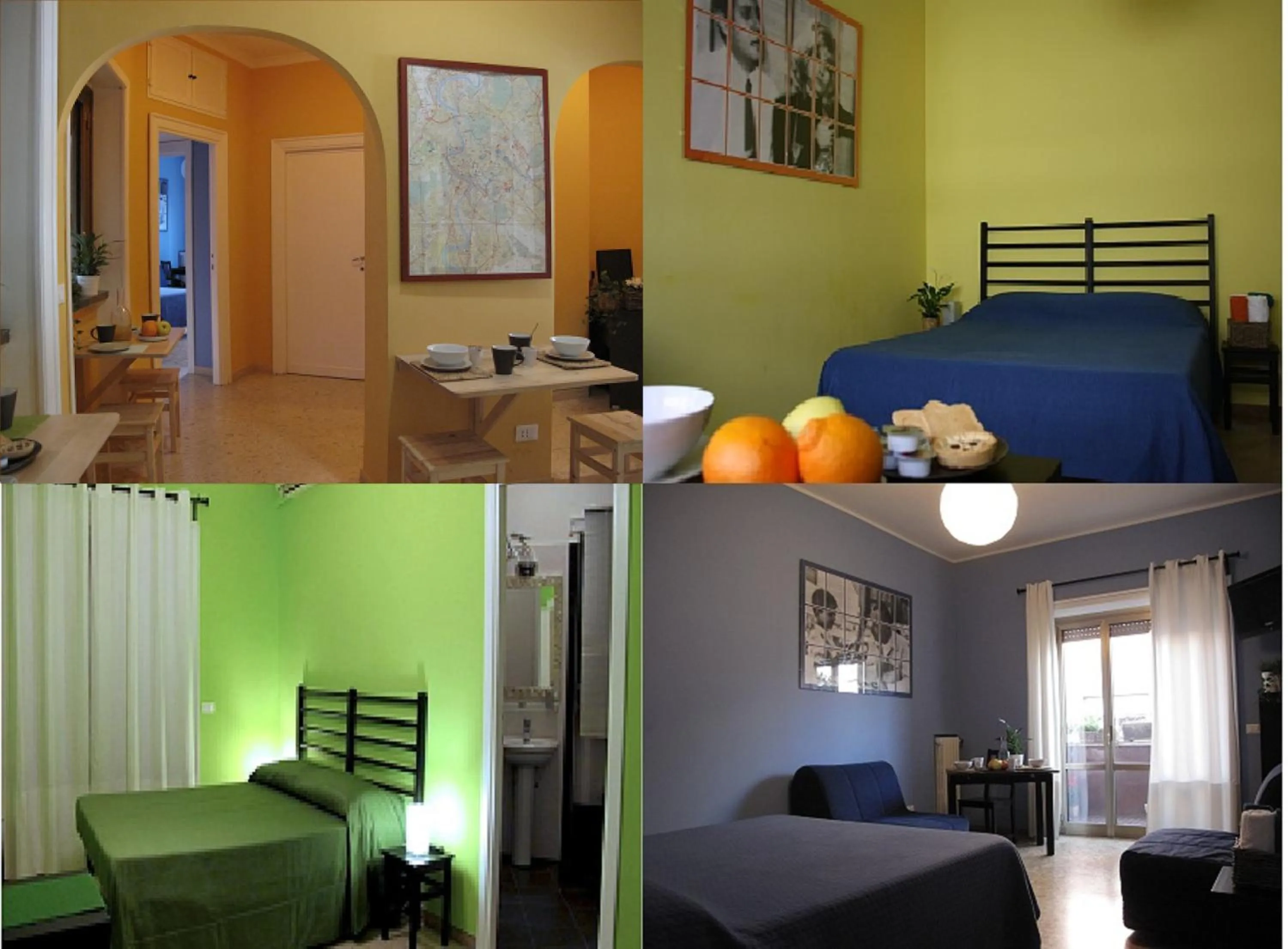 Decorative detail, Bed in Arches Inn