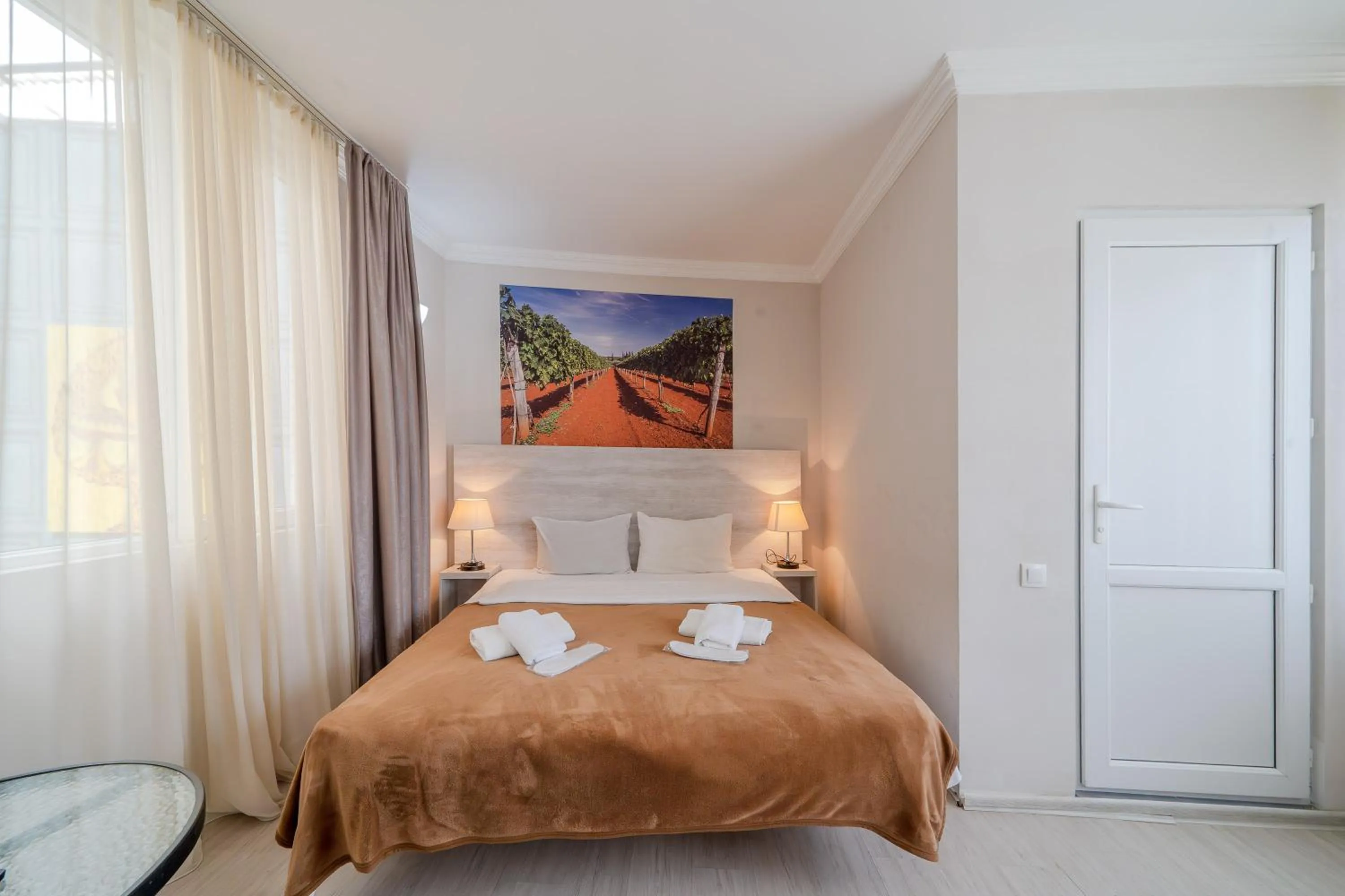 Bed in Hotel Tato & CoWorking space