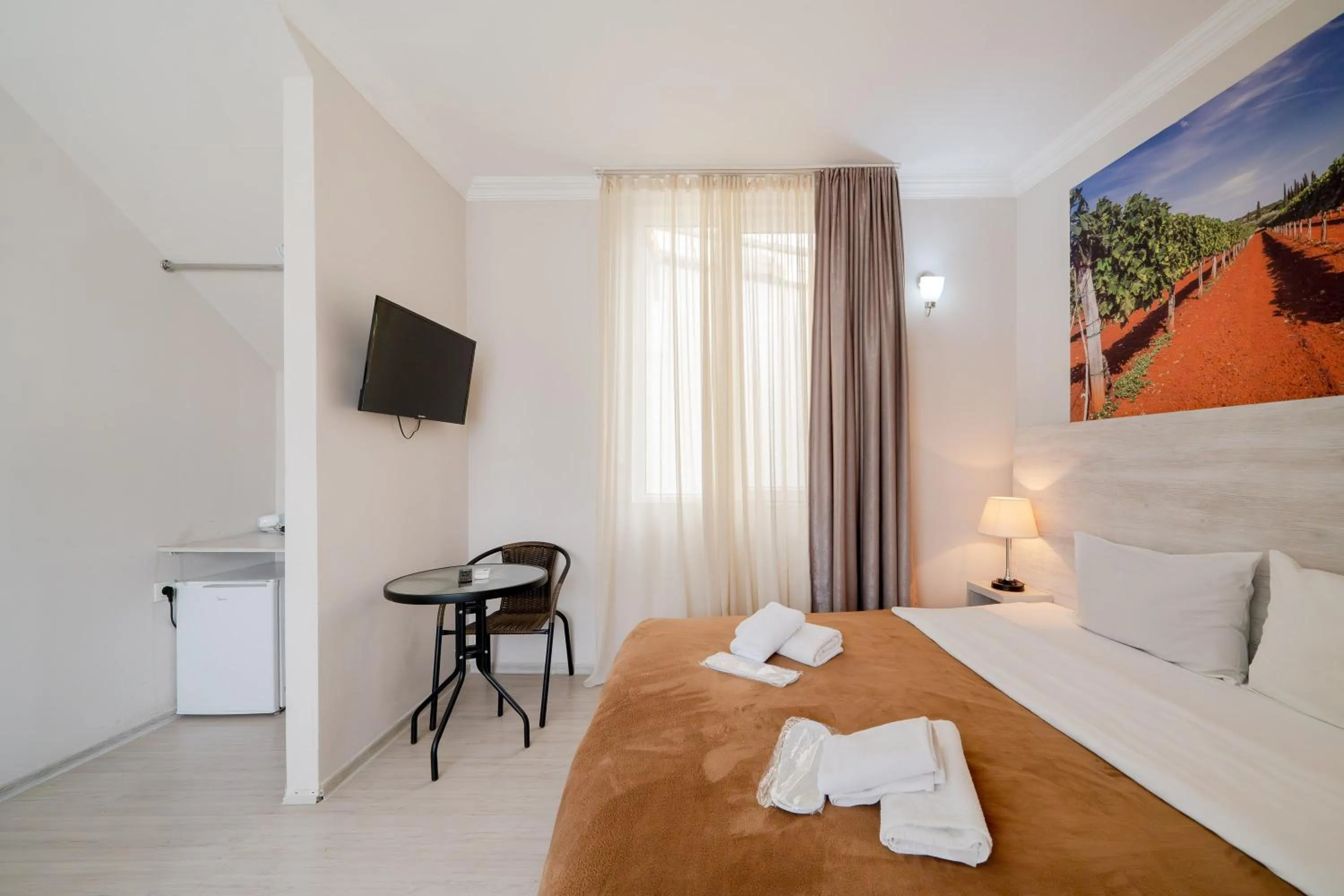 Bed in Hotel Tato & CoWorking space