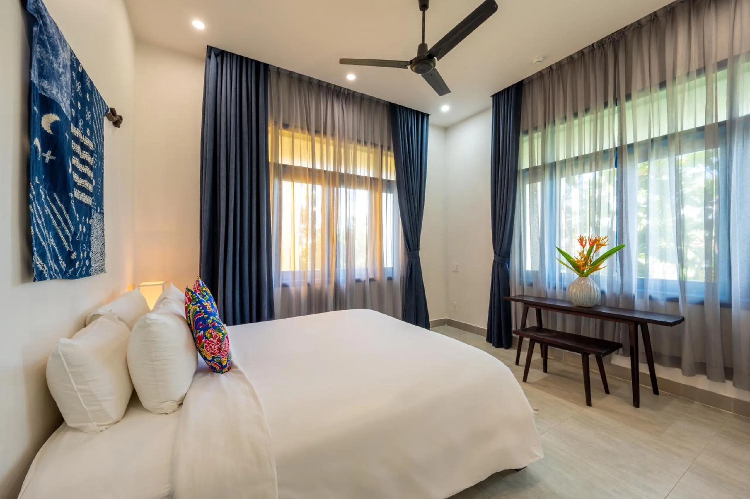 Bedroom, Bed in Chez Mimosa Rice Field Retreat