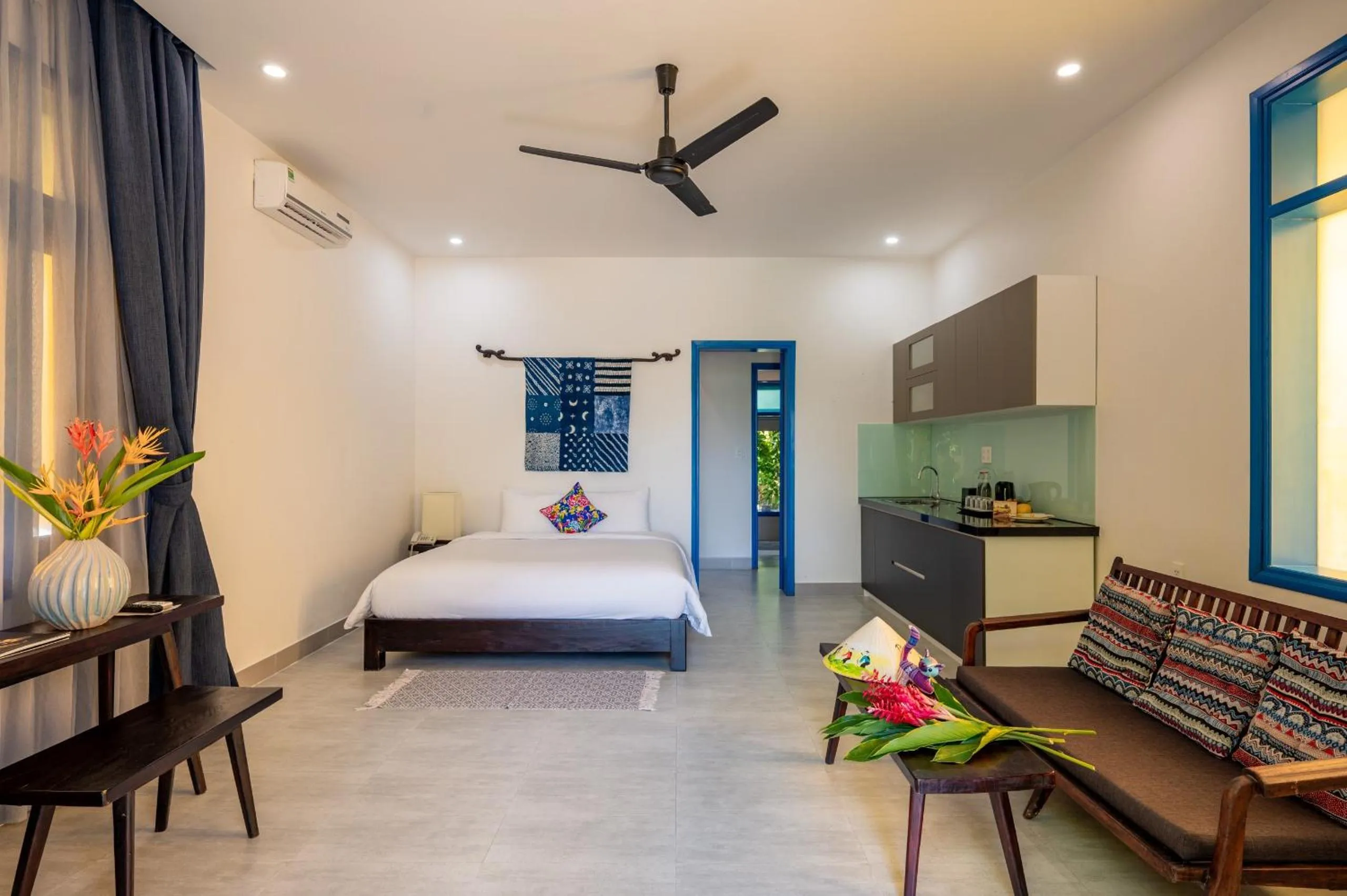 Bedroom, Bed in Chez Mimosa Rice Field Retreat