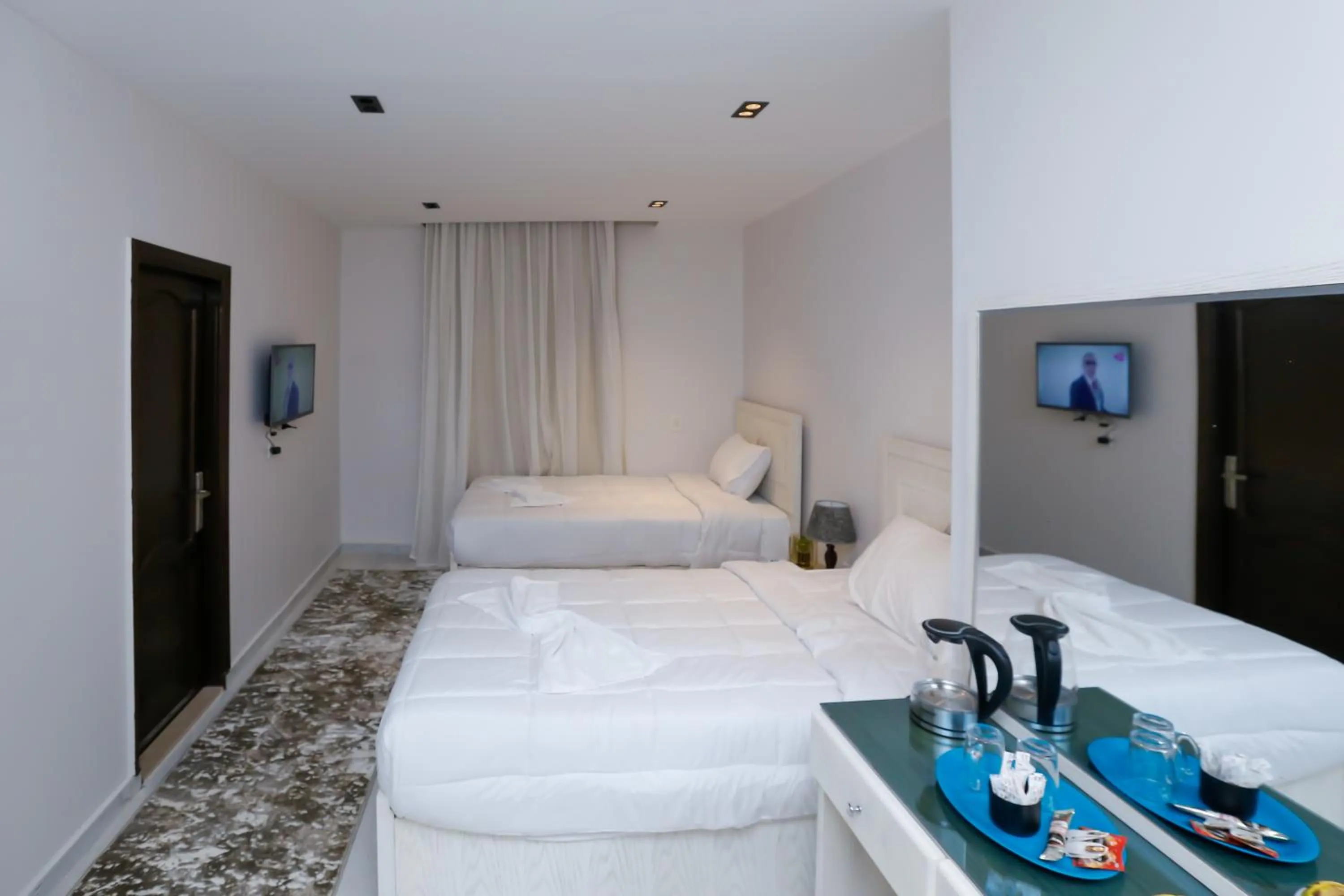 Bedroom, Bed in Pyramids Land Hotel