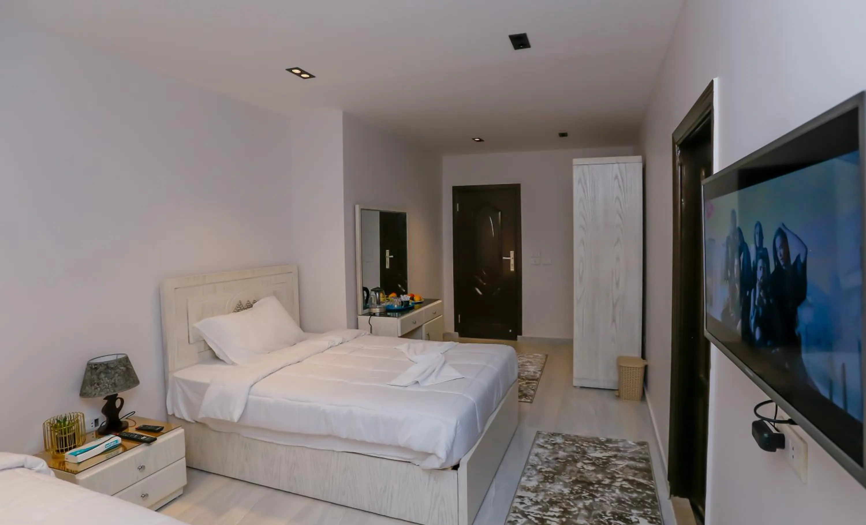 Bedroom, Bed in Pyramids Land Hotel