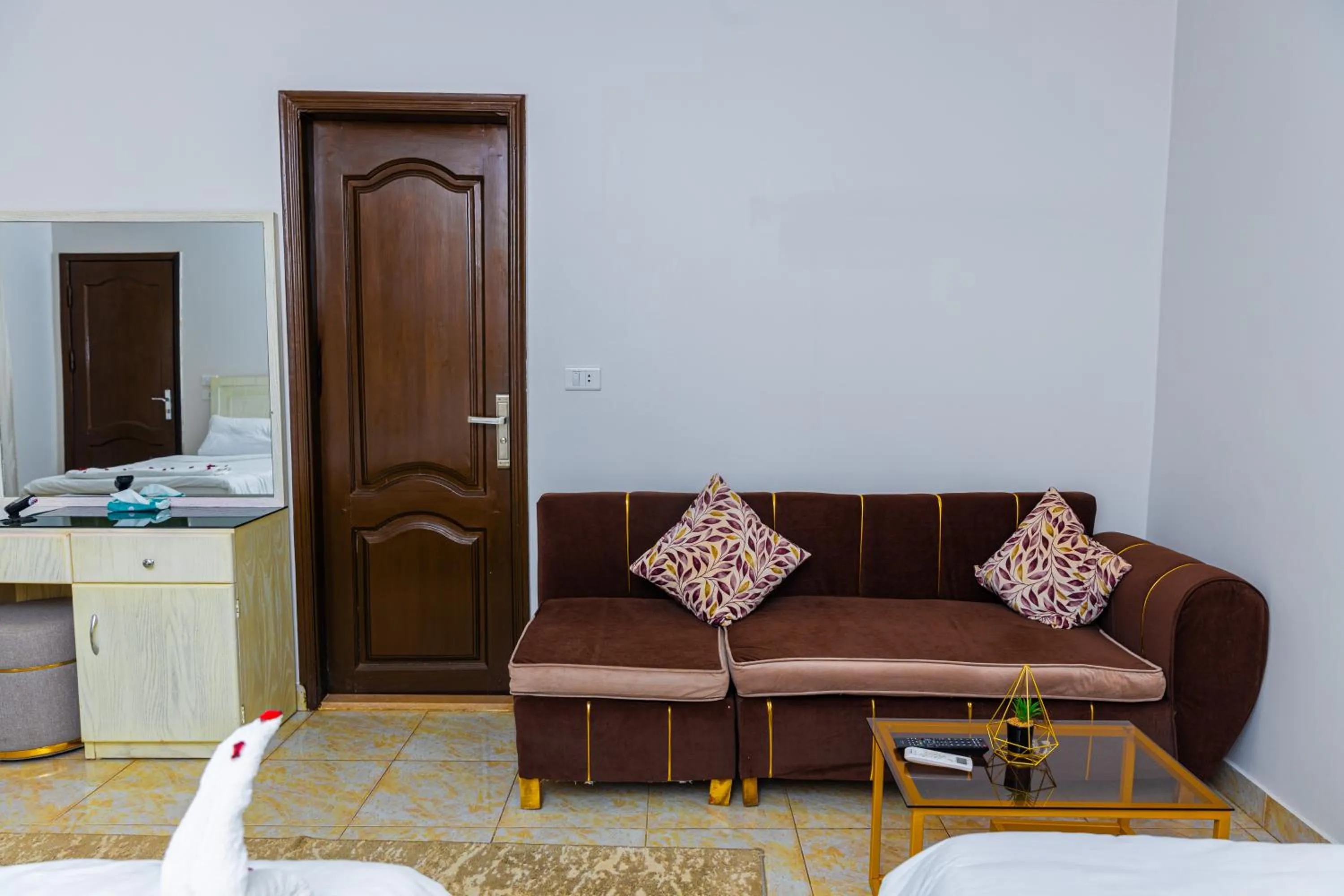 Seating area in Pyramids Land Hotel