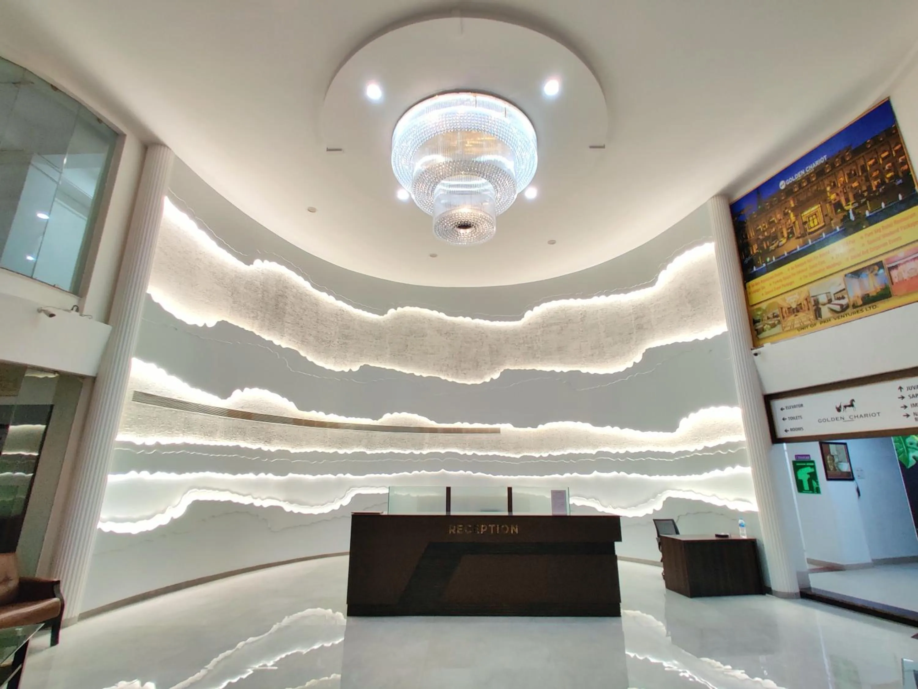 Lobby or reception in Golden Chariot Hotel Daman