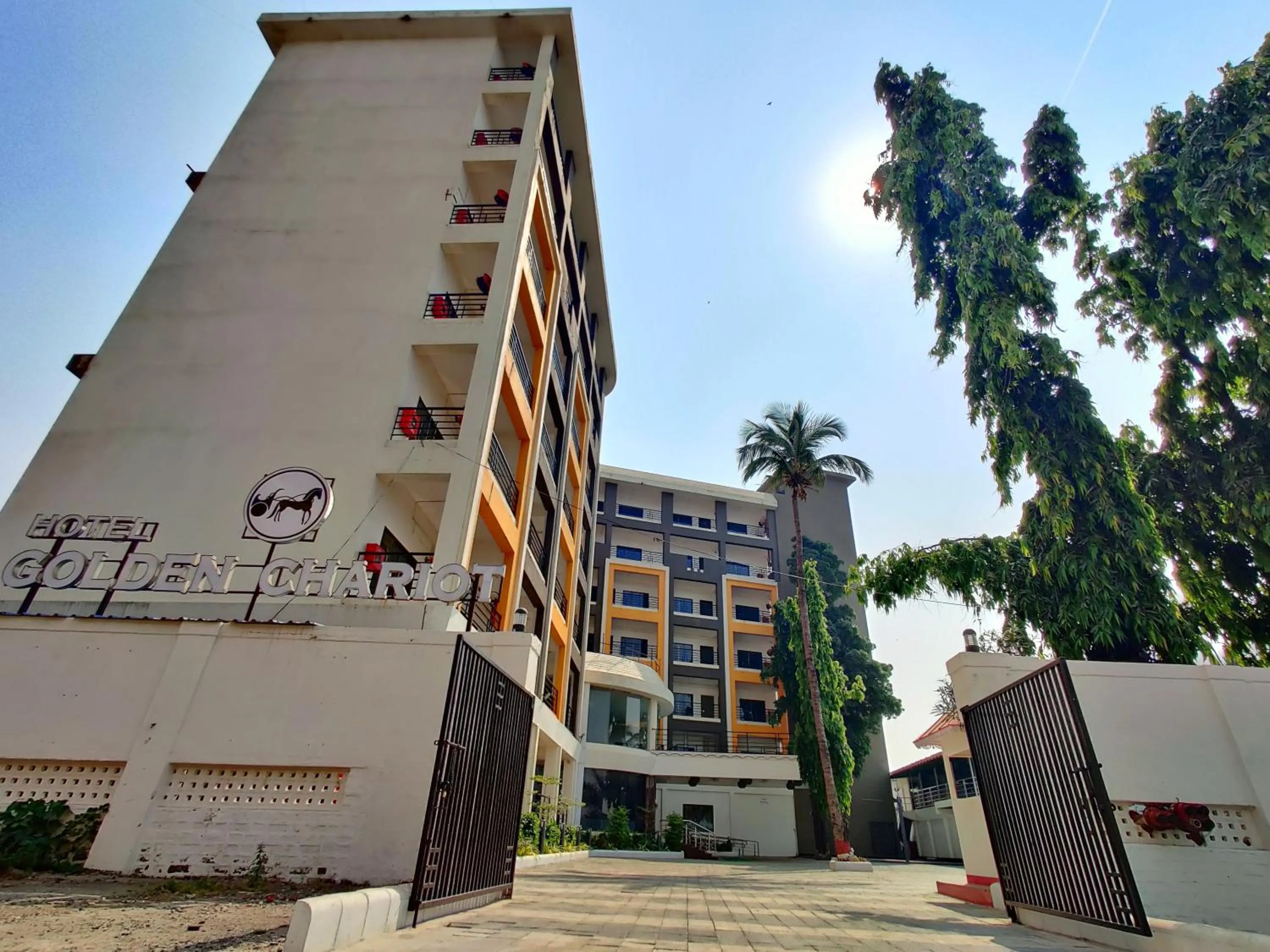 Property building in Golden Chariot Hotel Daman