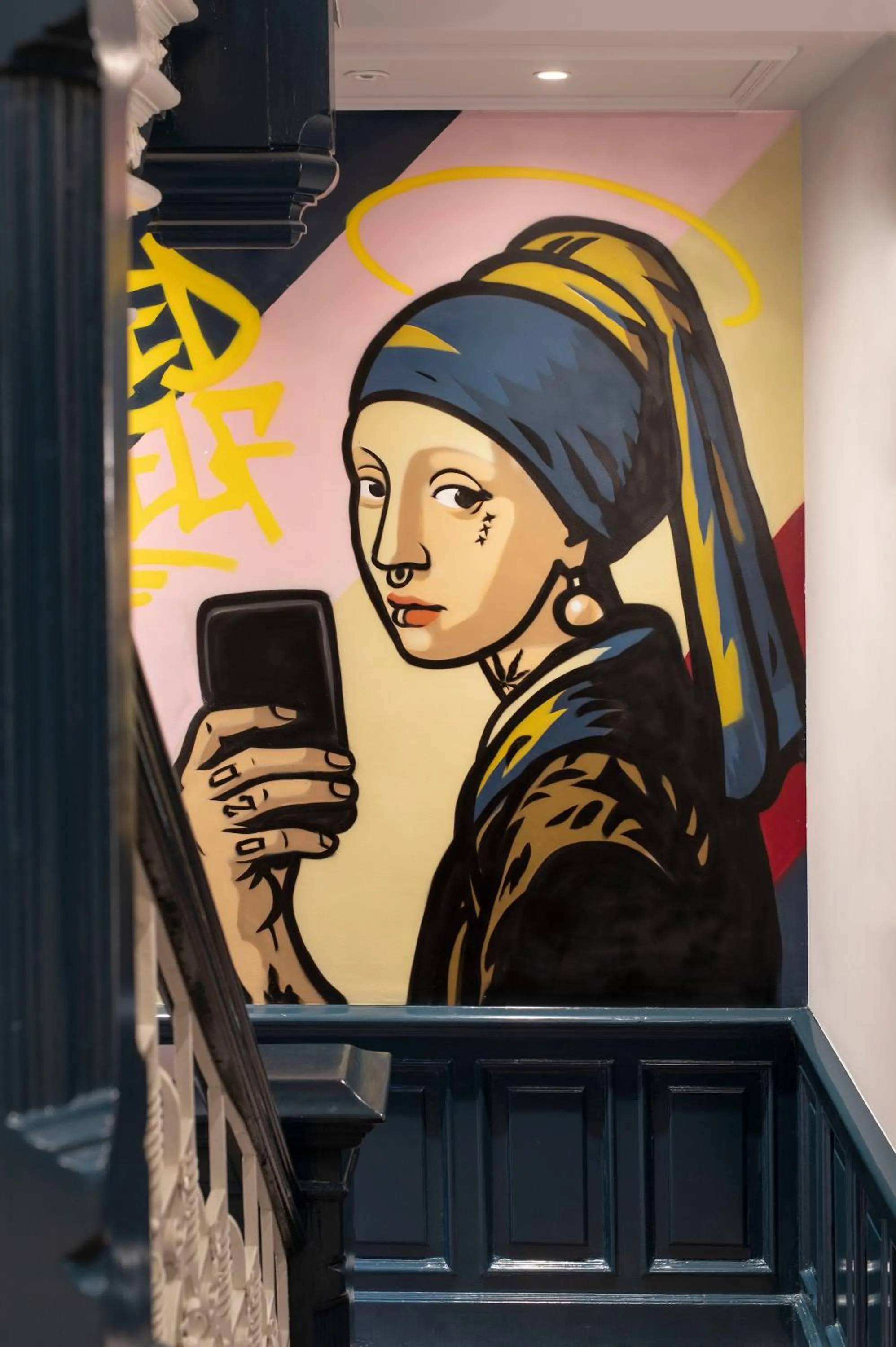 Decorative detail in City Hotel Rembrandt Square - Just renovated